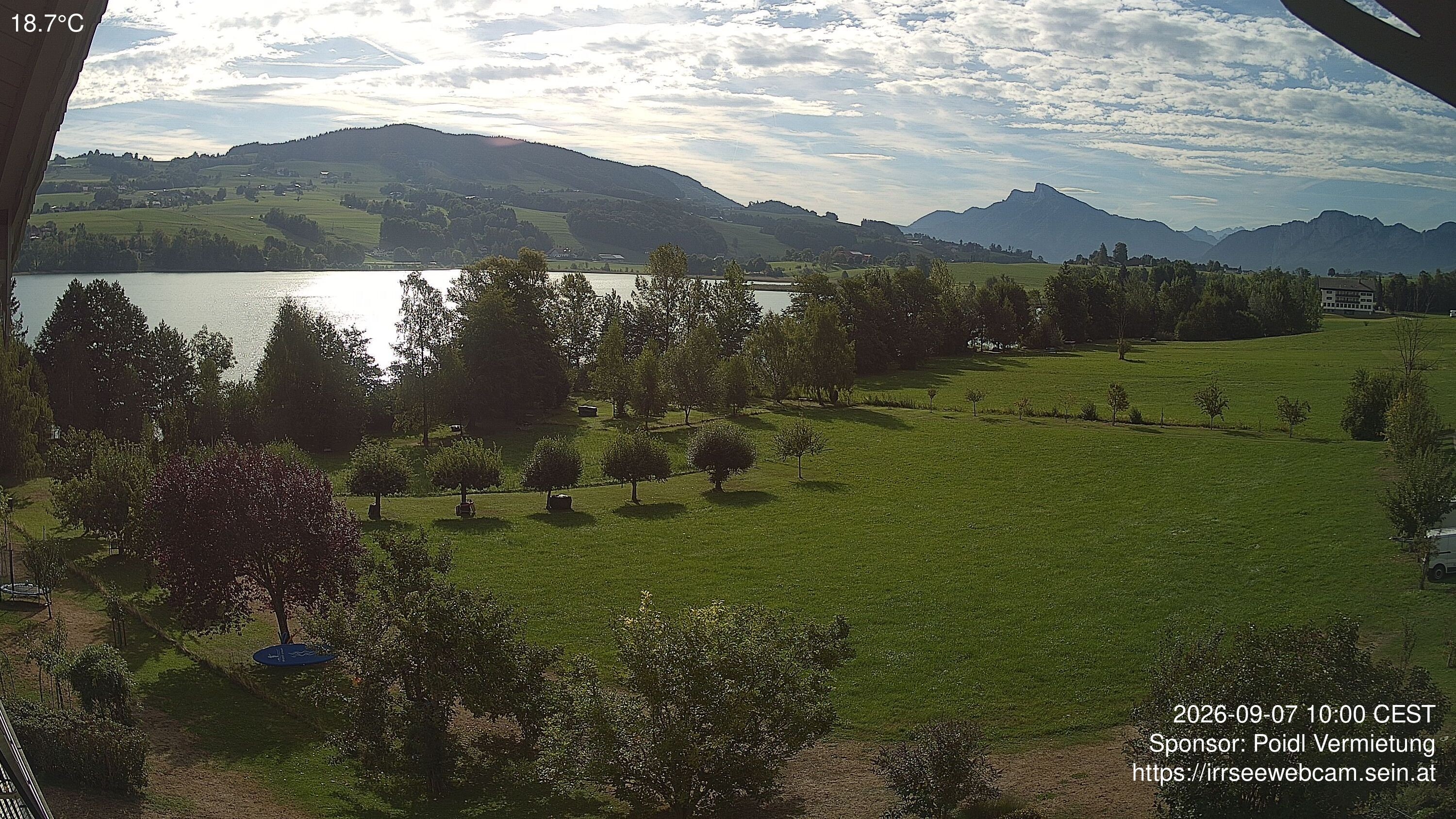 Archiv Foto Irrsee Oberösterreich: Webcam Westufer