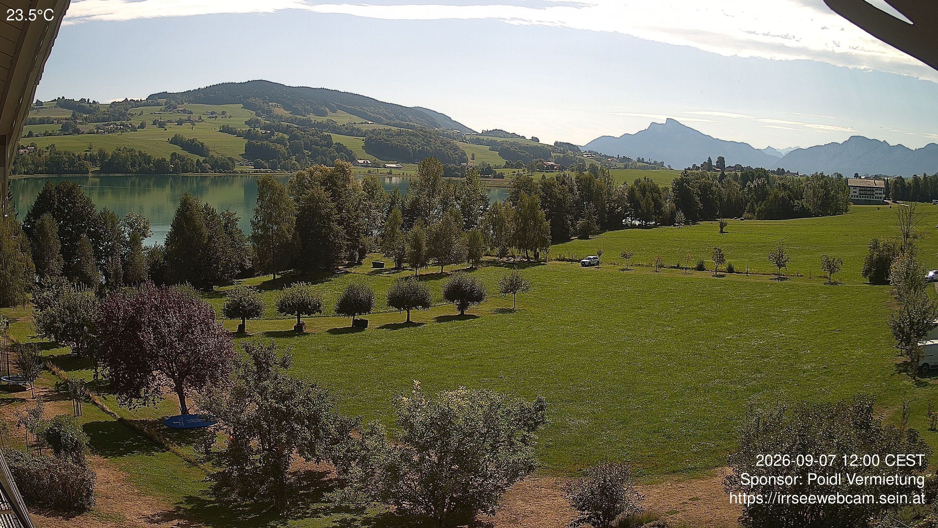Archiv Foto Irrsee Oberösterreich: Webcam Westufer