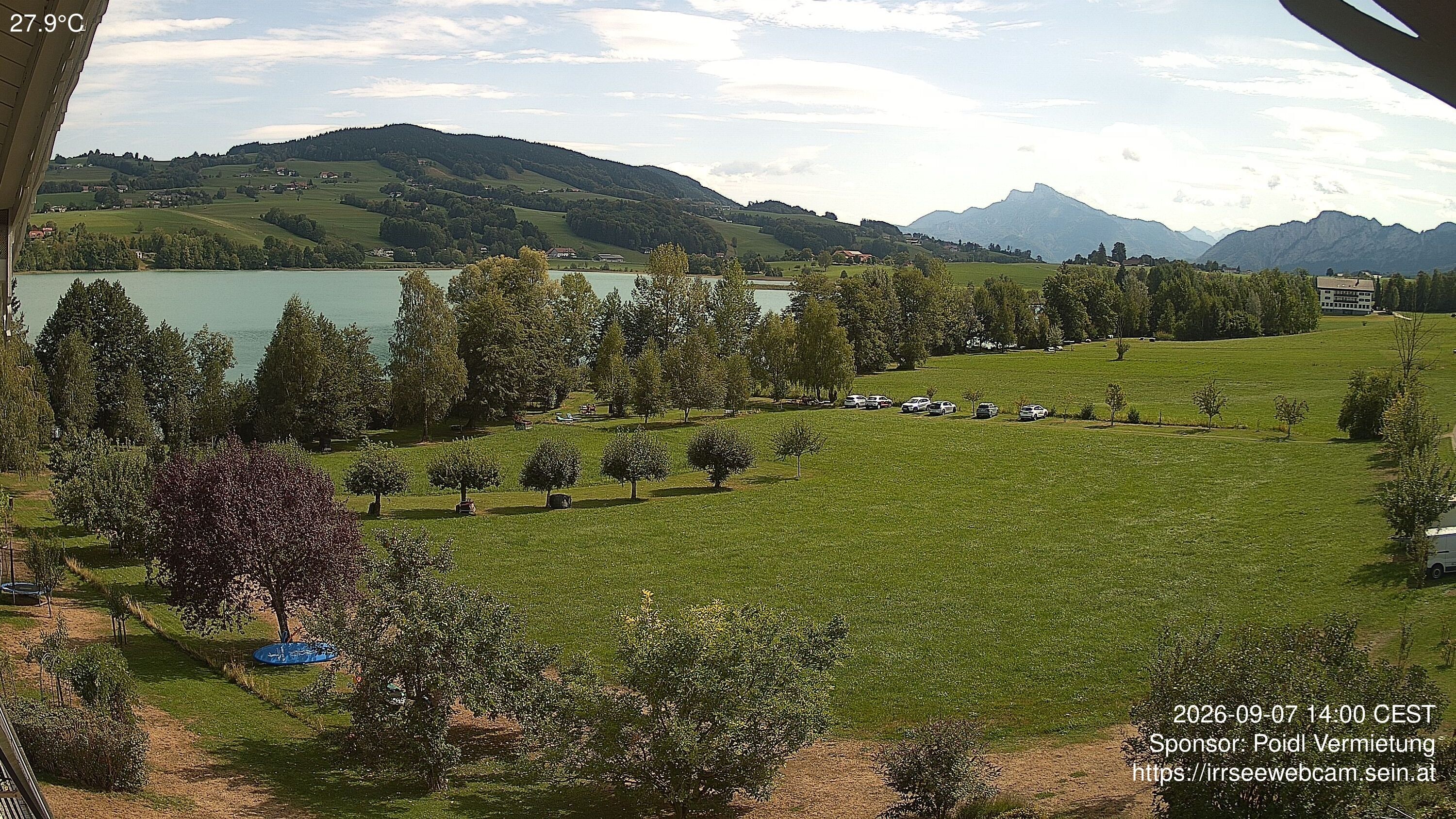 Archived image Webcam Lake Irrsee in Upper Austria
