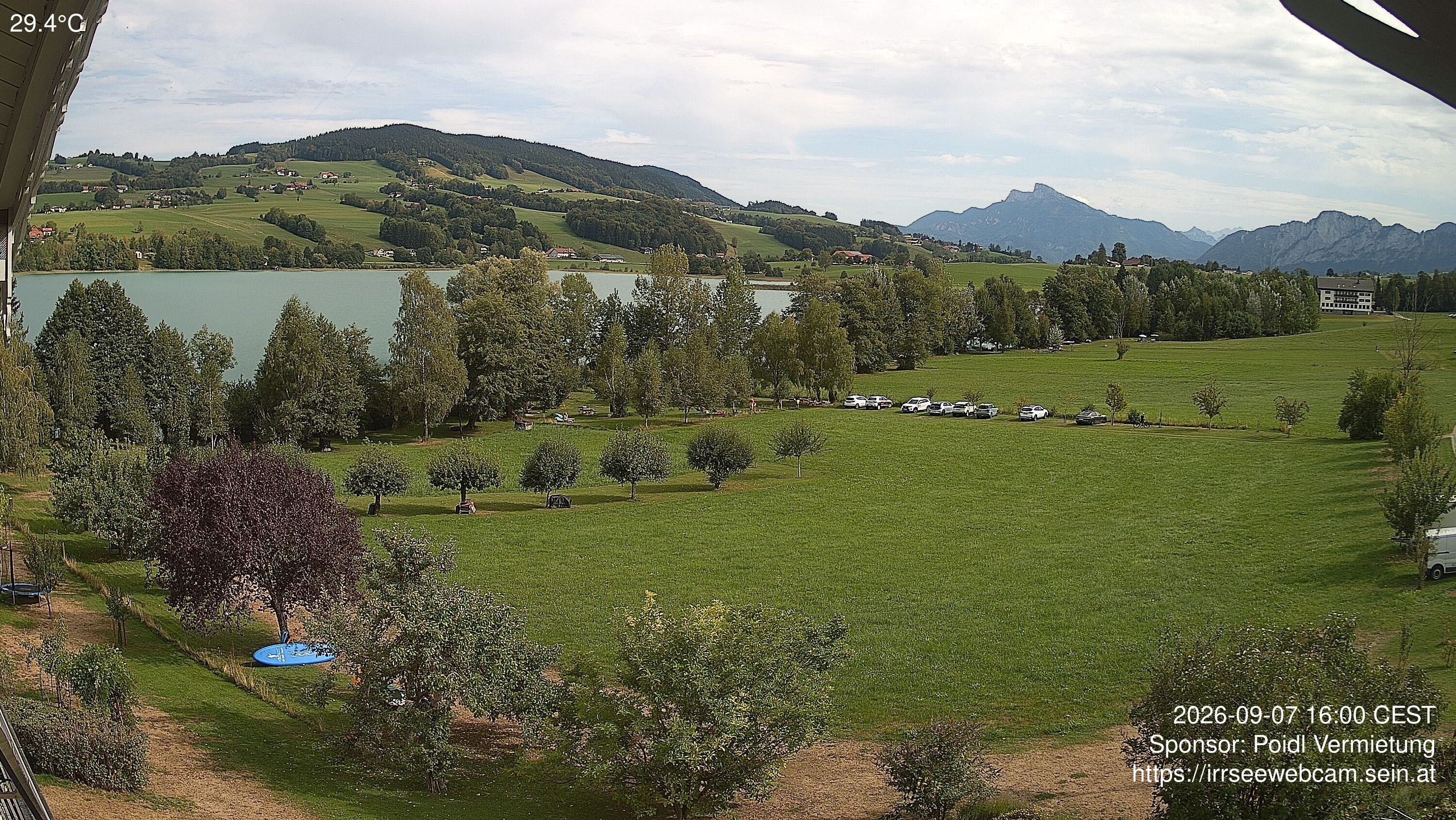 Archived image Webcam Lake Irrsee in Upper Austria