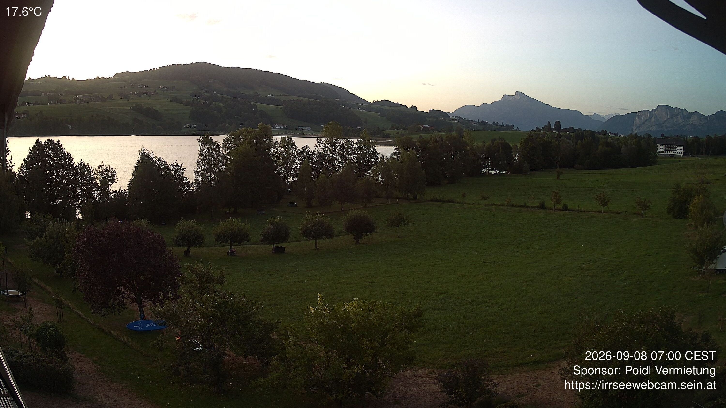 Archiv Foto Irrsee Oberösterreich: Webcam Westufer
