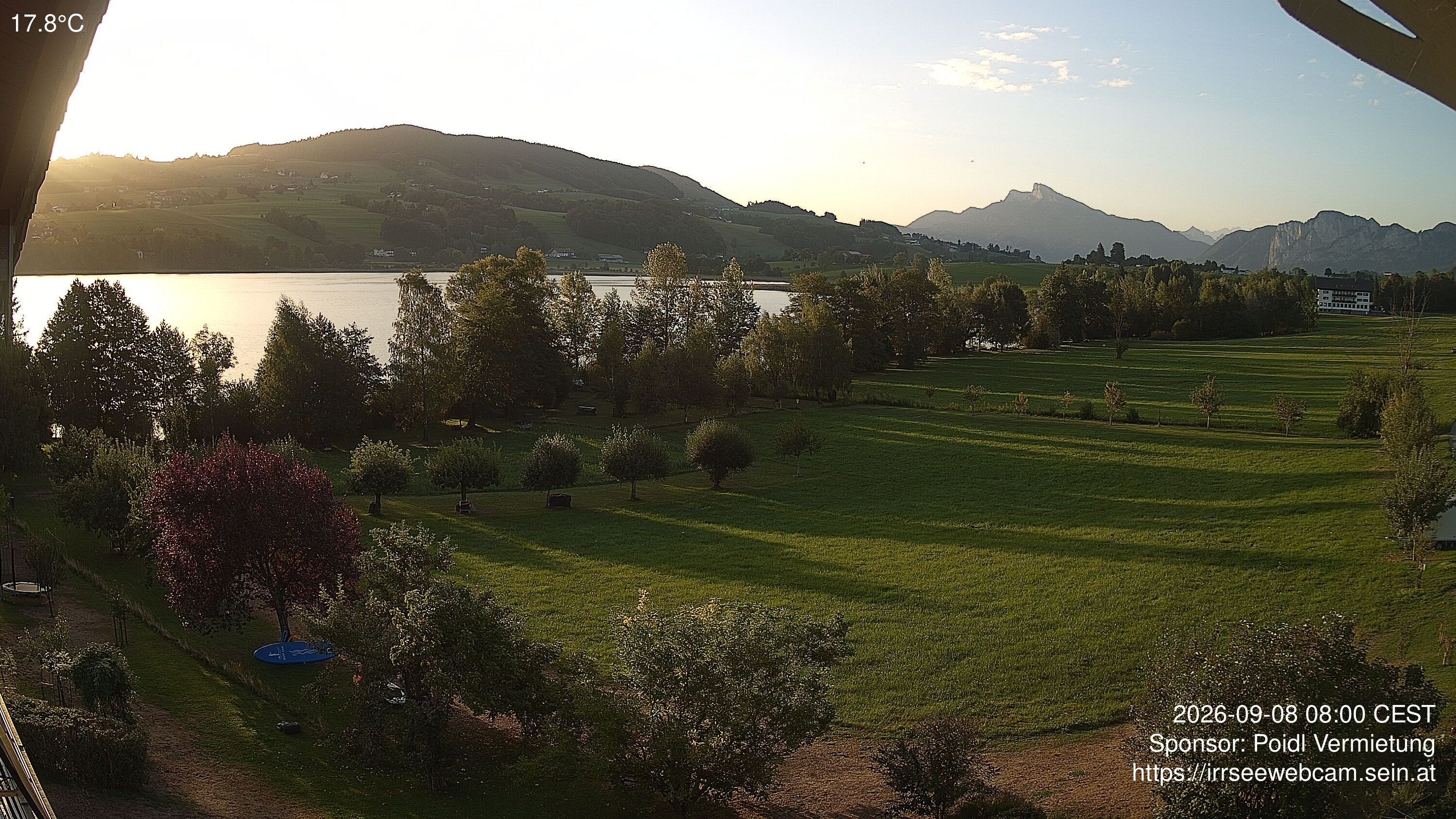 Archiv Foto Irrsee Oberösterreich: Webcam Westufer