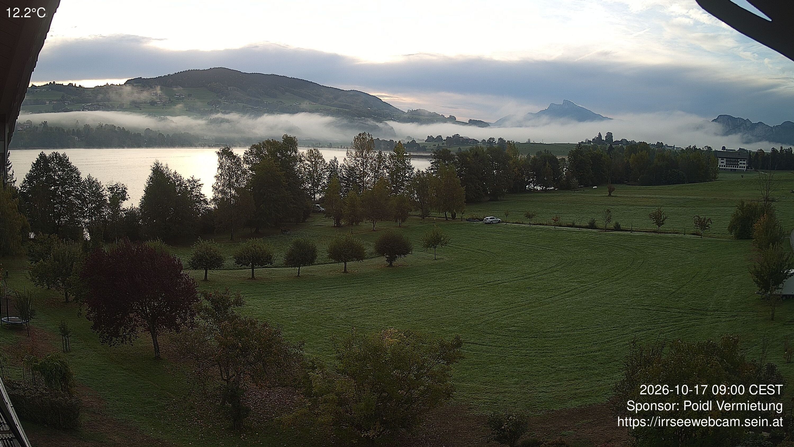 Archiv Foto Irrsee Oberösterreich: Webcam Westufer