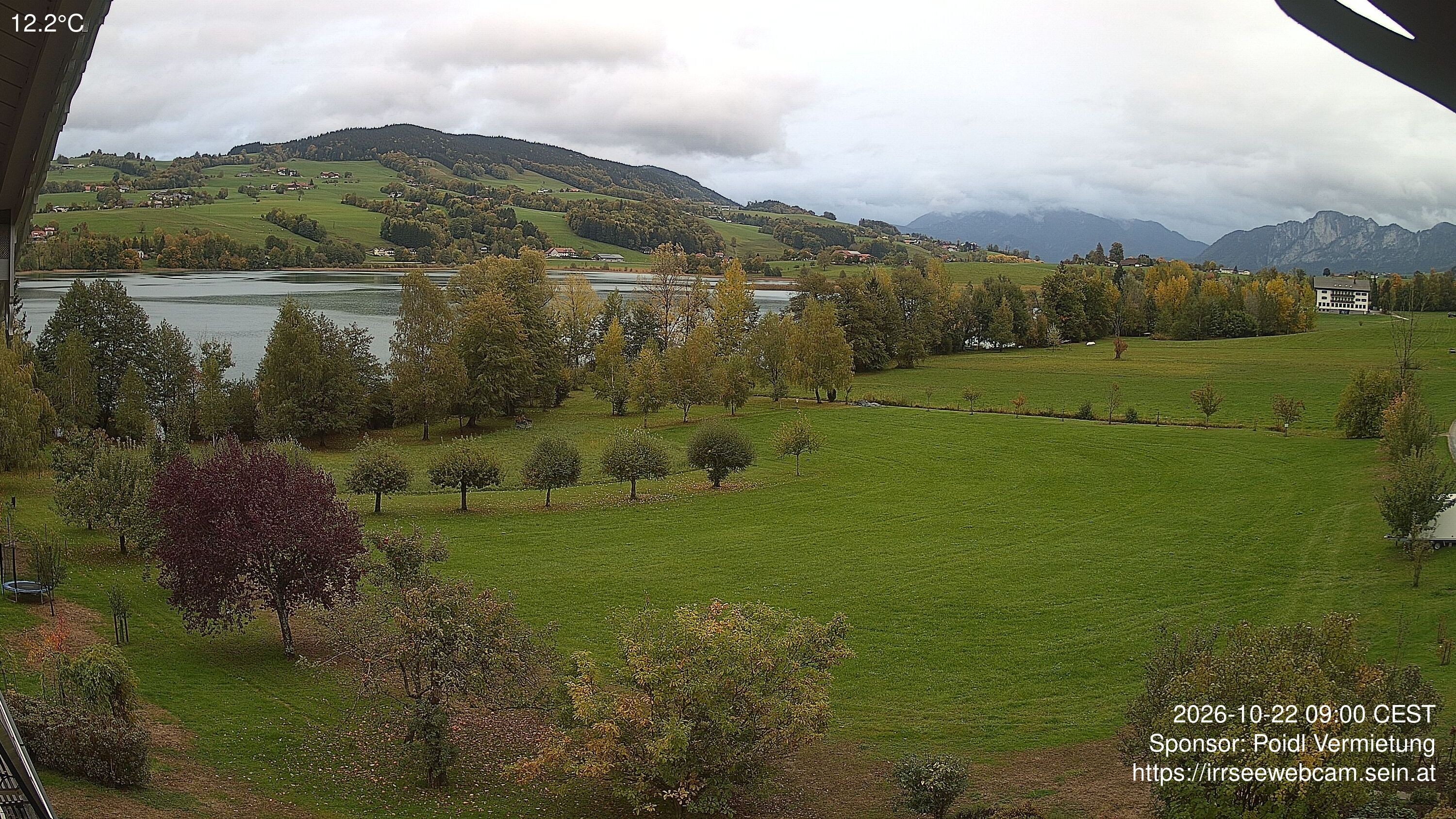 Archiv Foto Irrsee Oberösterreich: Webcam Westufer