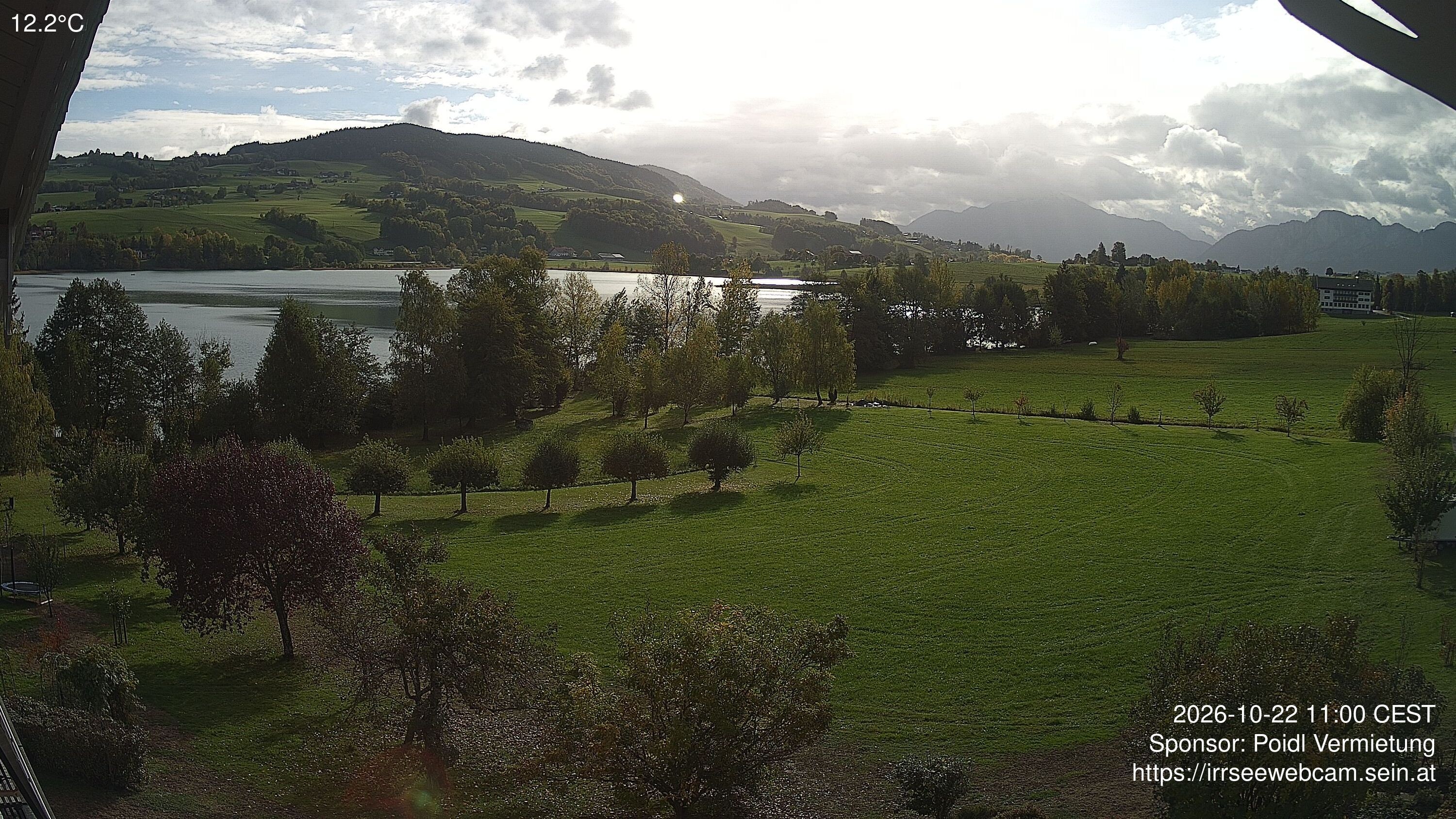 Archiv Foto Irrsee Oberösterreich: Webcam Westufer