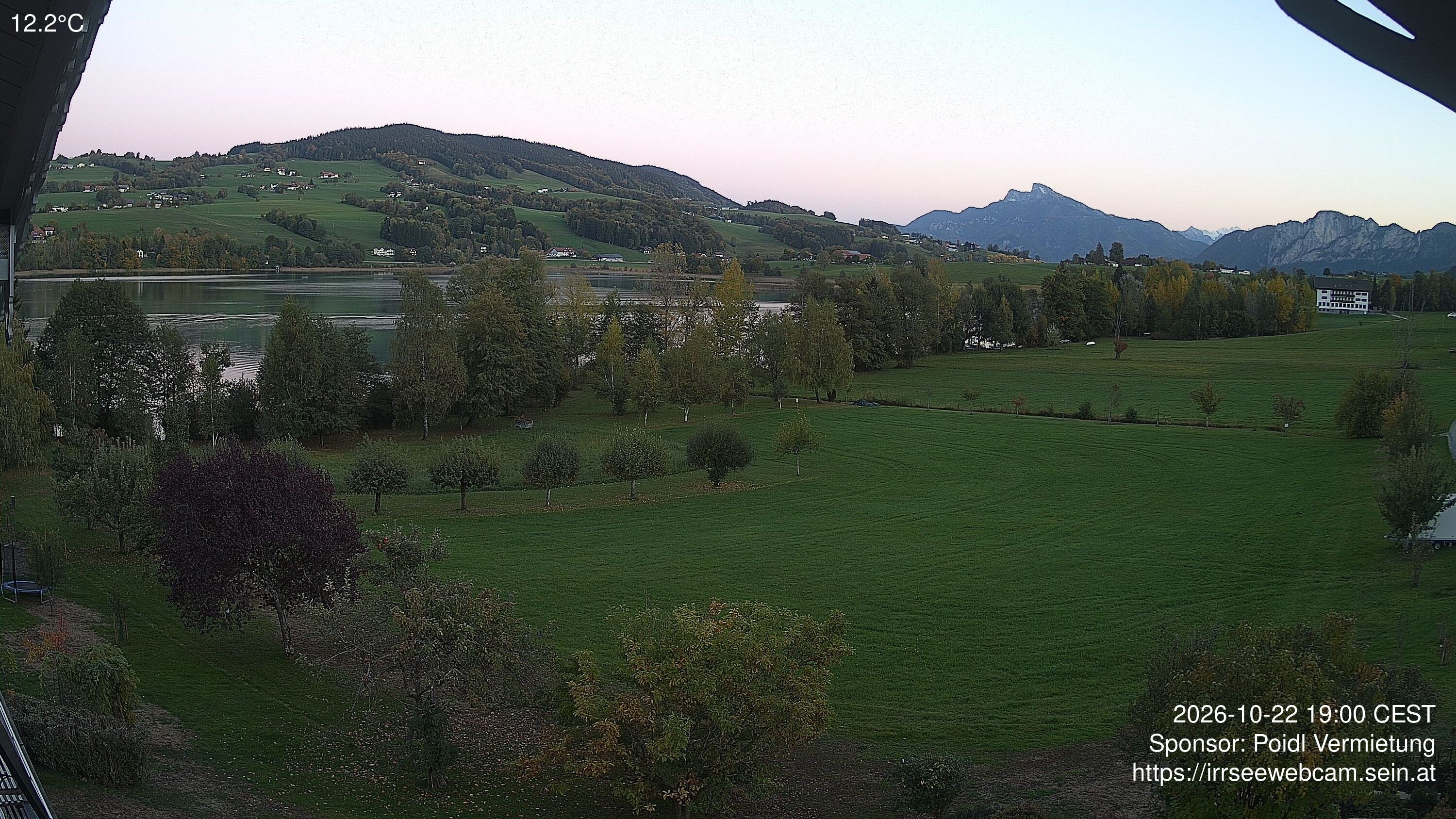 Archiv Foto Irrsee Oberösterreich: Webcam Westufer
