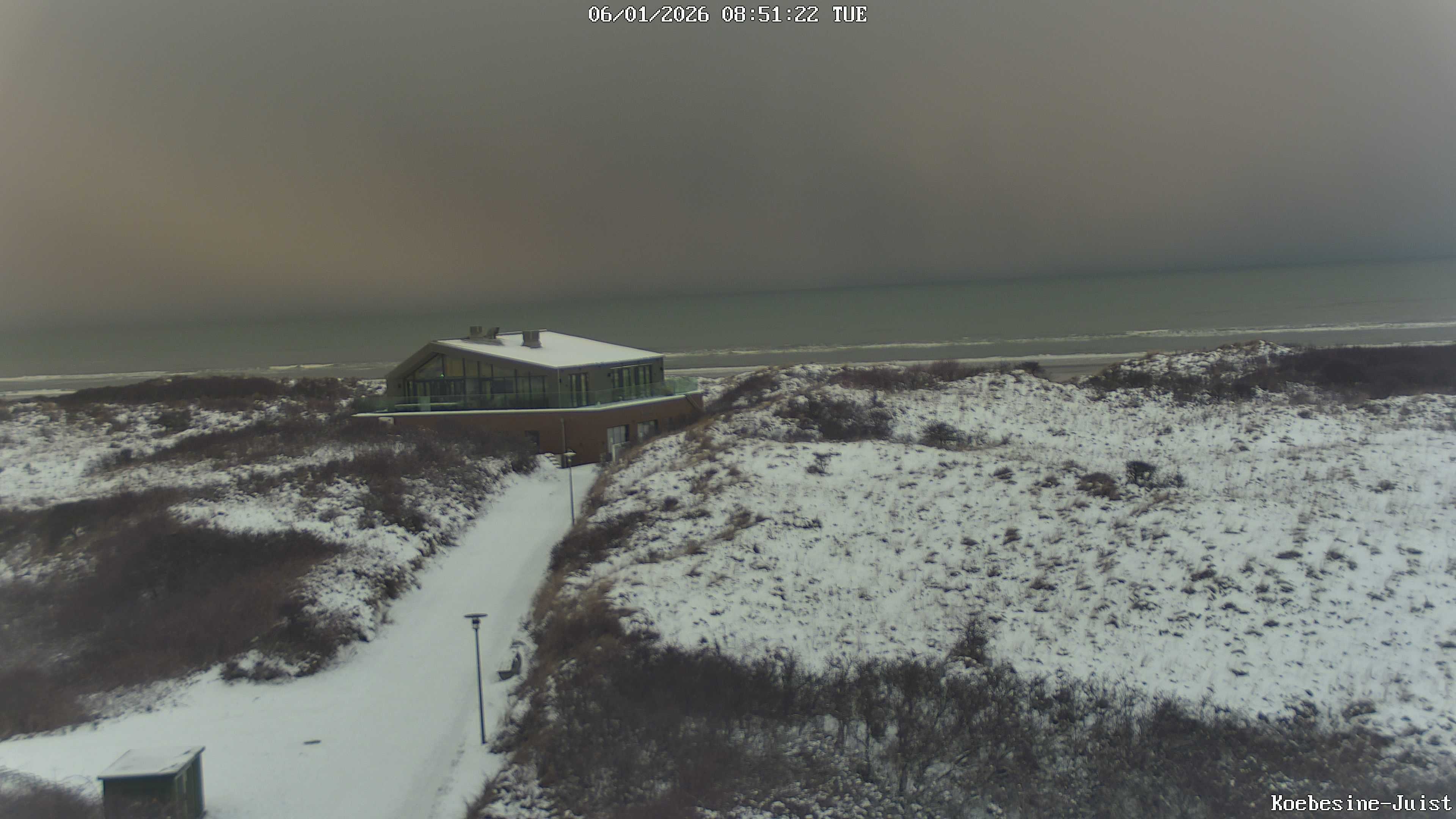 Archiv Foto Webcam Haus Köbesine auf Juist: Blick zum Strand