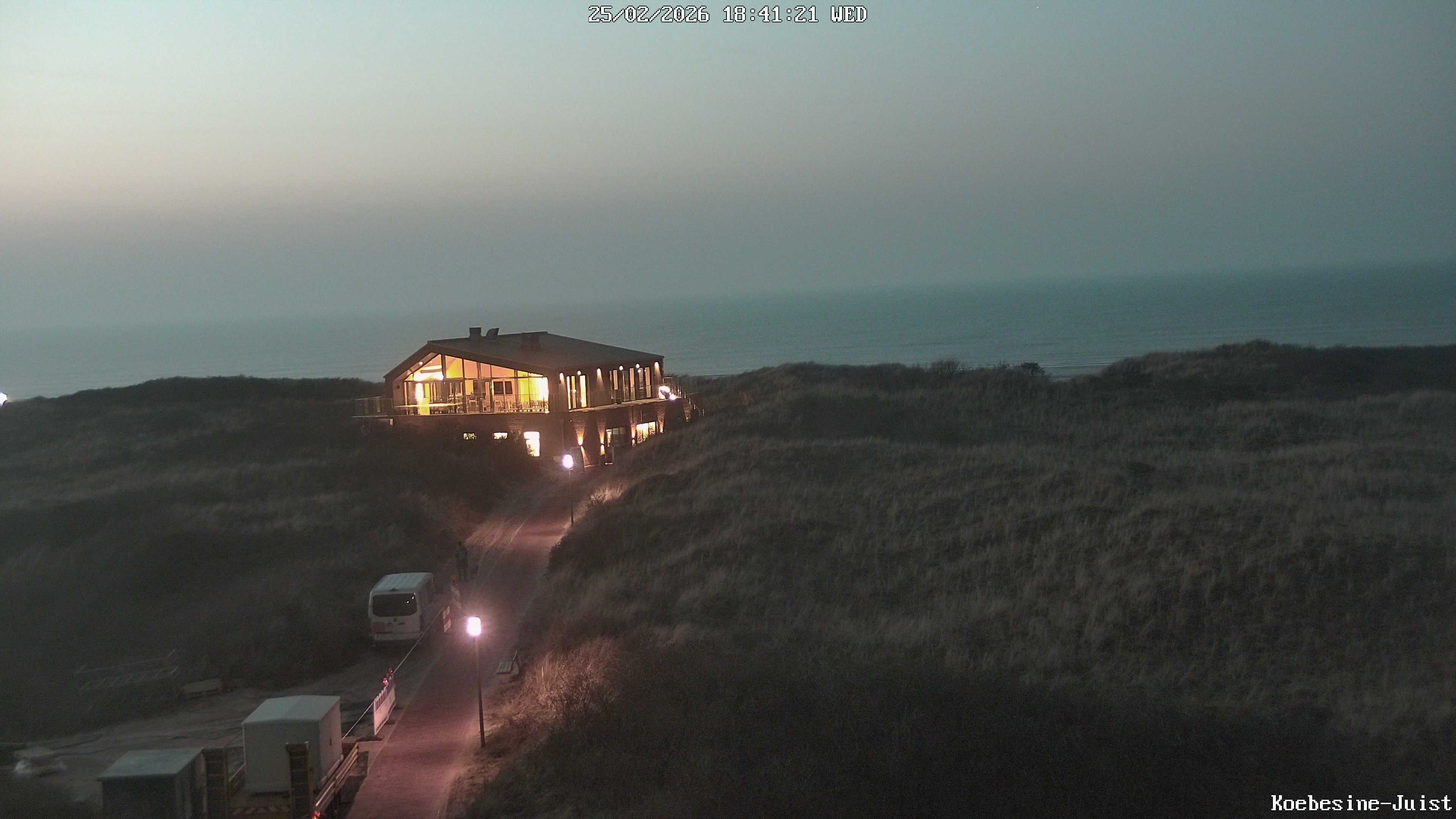 Archiv Foto Webcam Haus Köbesine auf Juist: Blick zum Strand