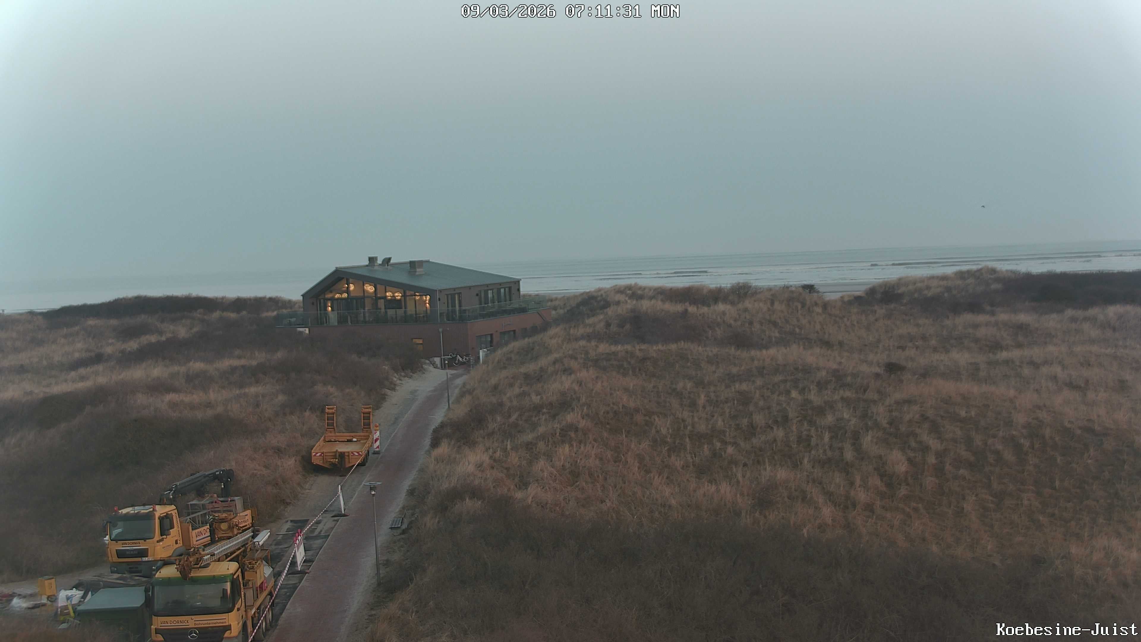 Archiv Foto Webcam Haus Köbesine auf Juist: Blick zum Strand