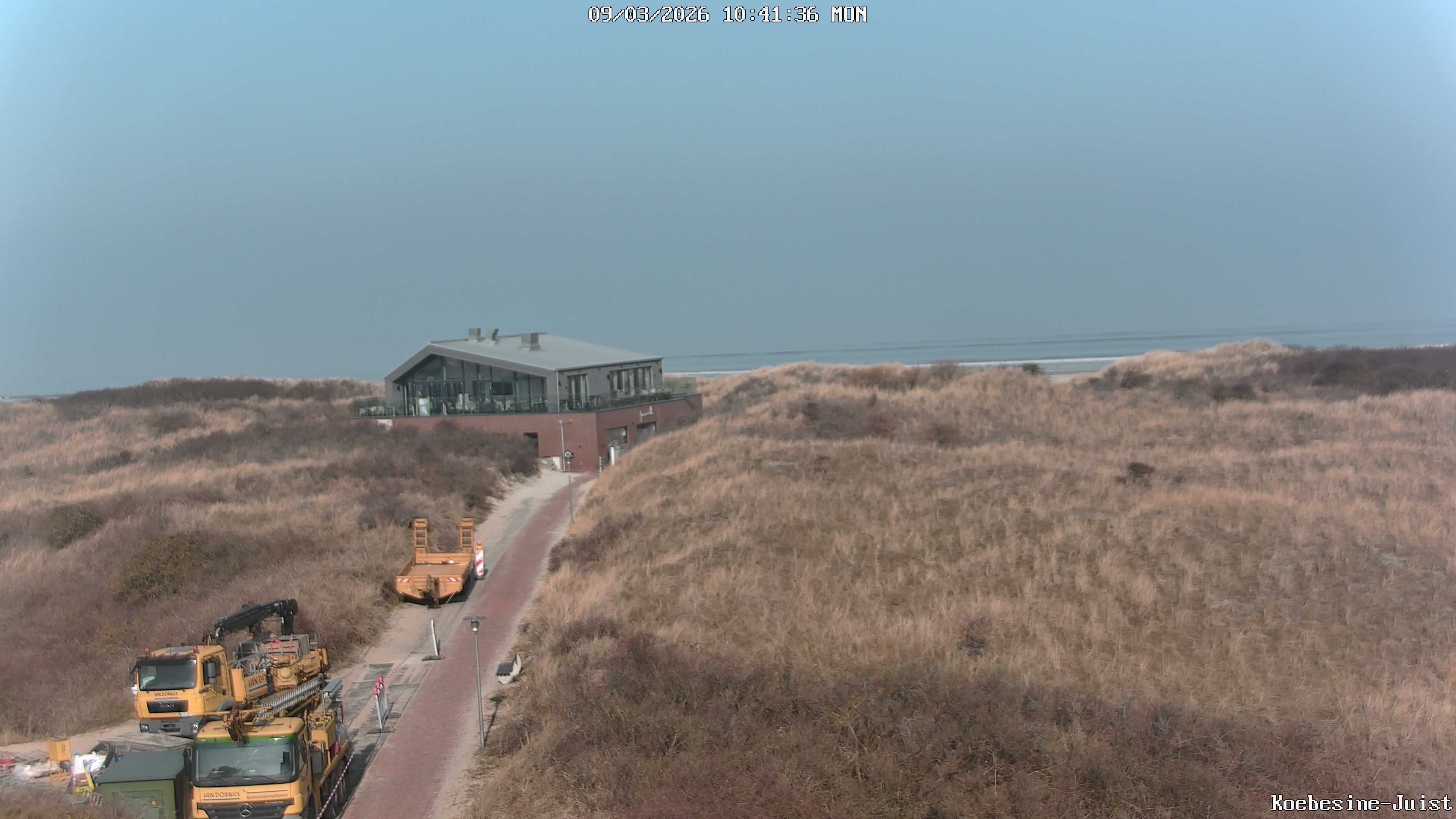 Archiv Foto Webcam Haus Köbesine auf Juist: Blick zum Strand