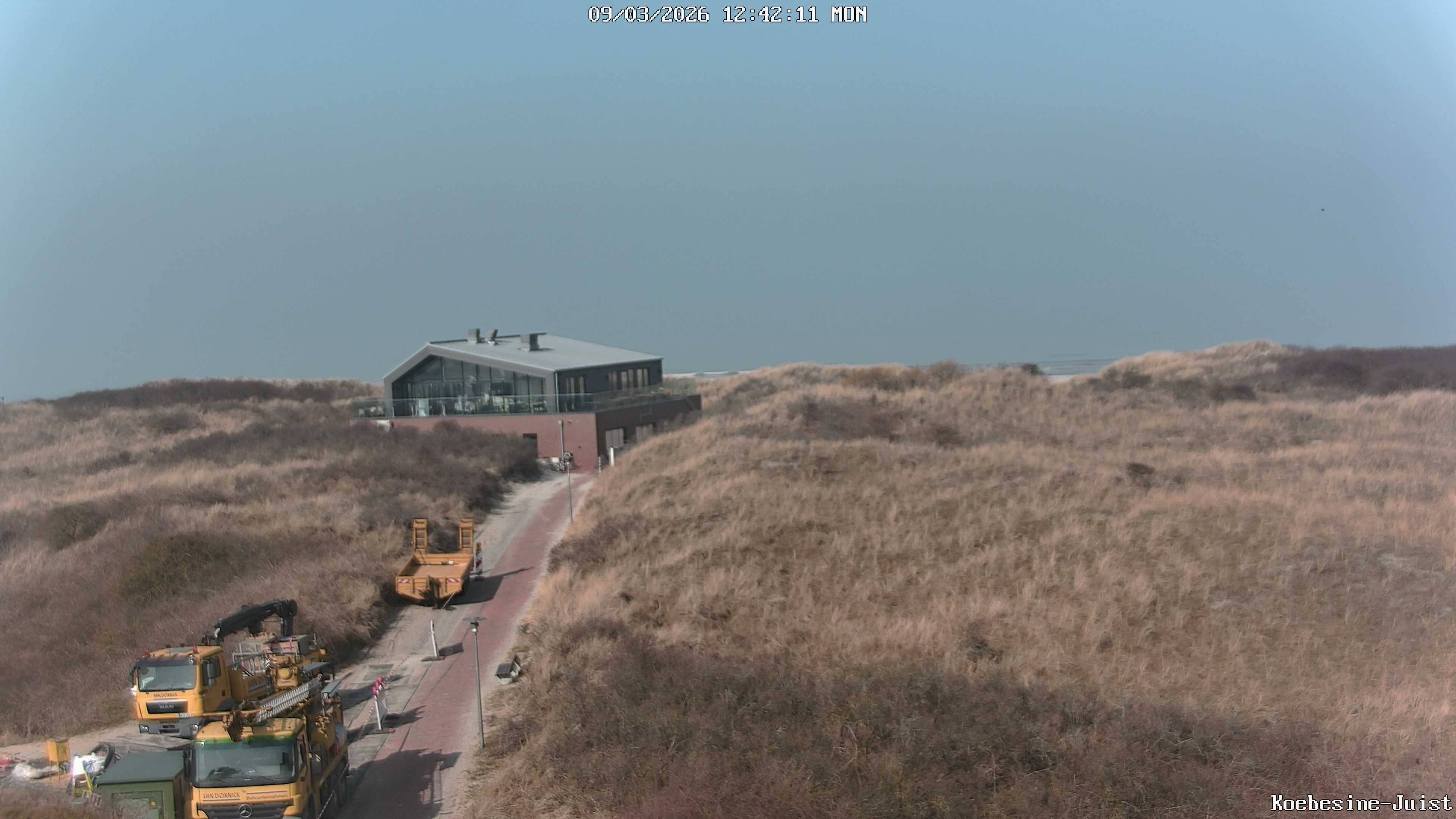 Archiv Foto Webcam Haus Köbesine auf Juist: Blick zum Strand