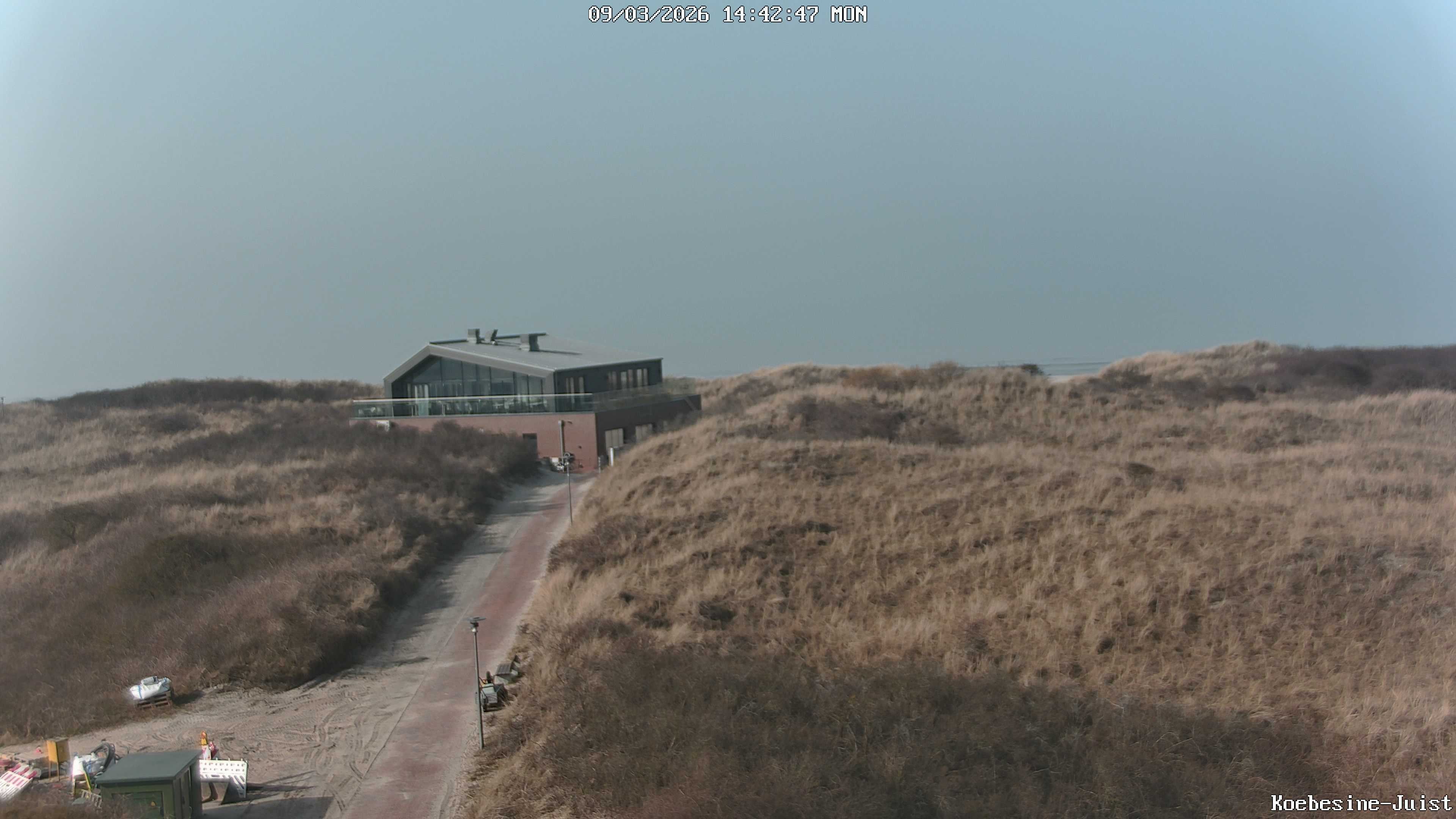 Archiv Foto Webcam Haus Köbesine auf Juist: Blick zum Strand