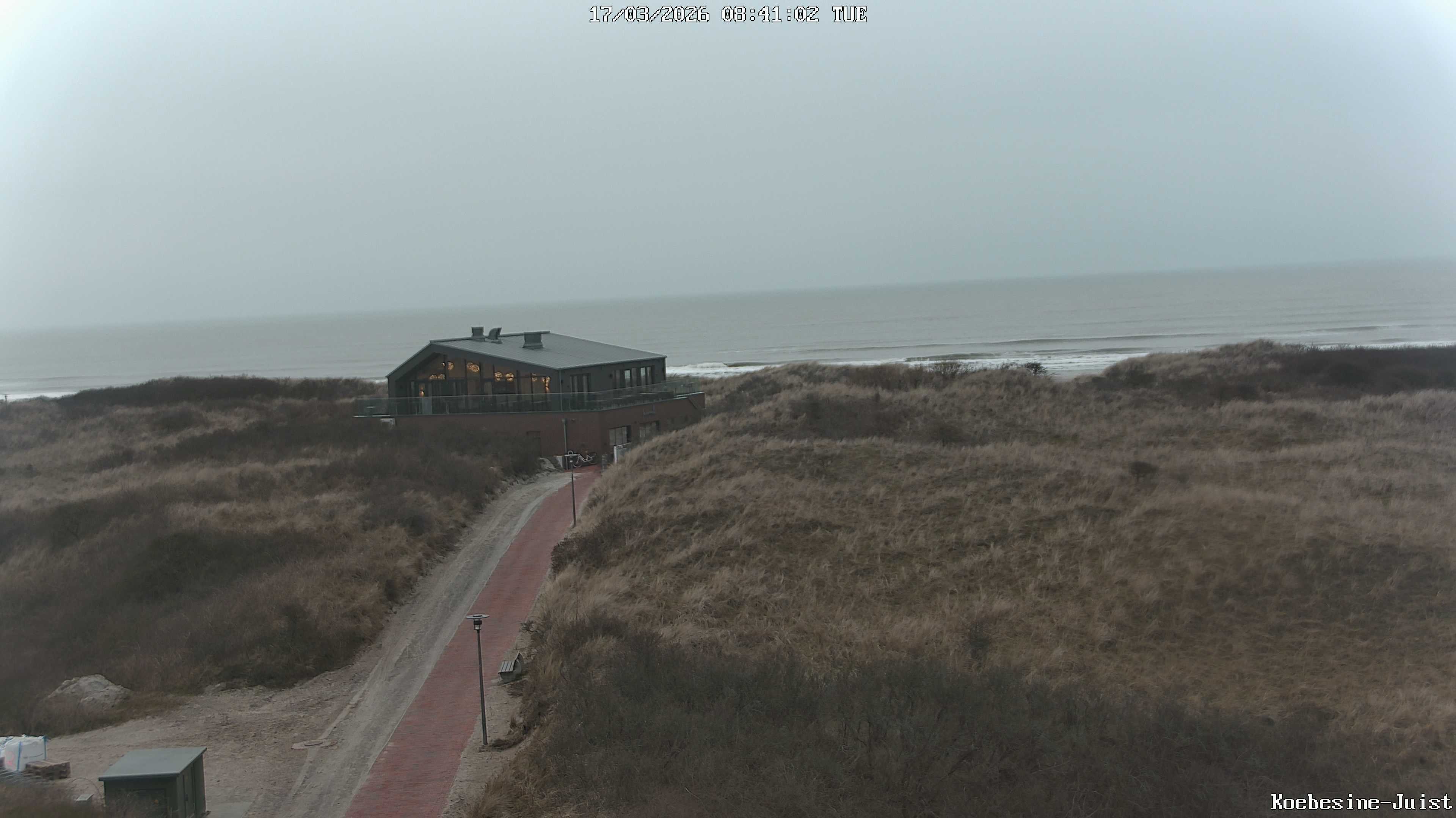 Archiv Foto Webcam Haus Köbesine auf Juist: Blick zum Strand