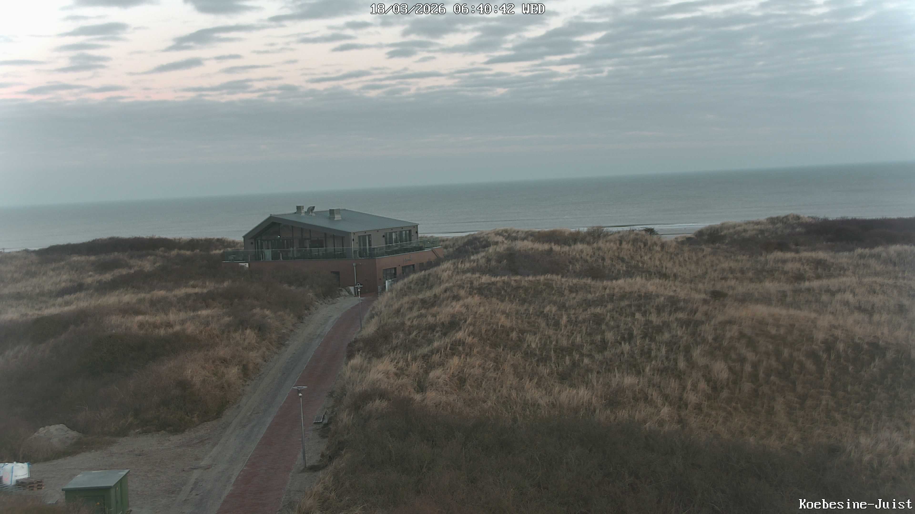 Archiv Foto Webcam Haus Köbesine auf Juist: Blick zum Strand