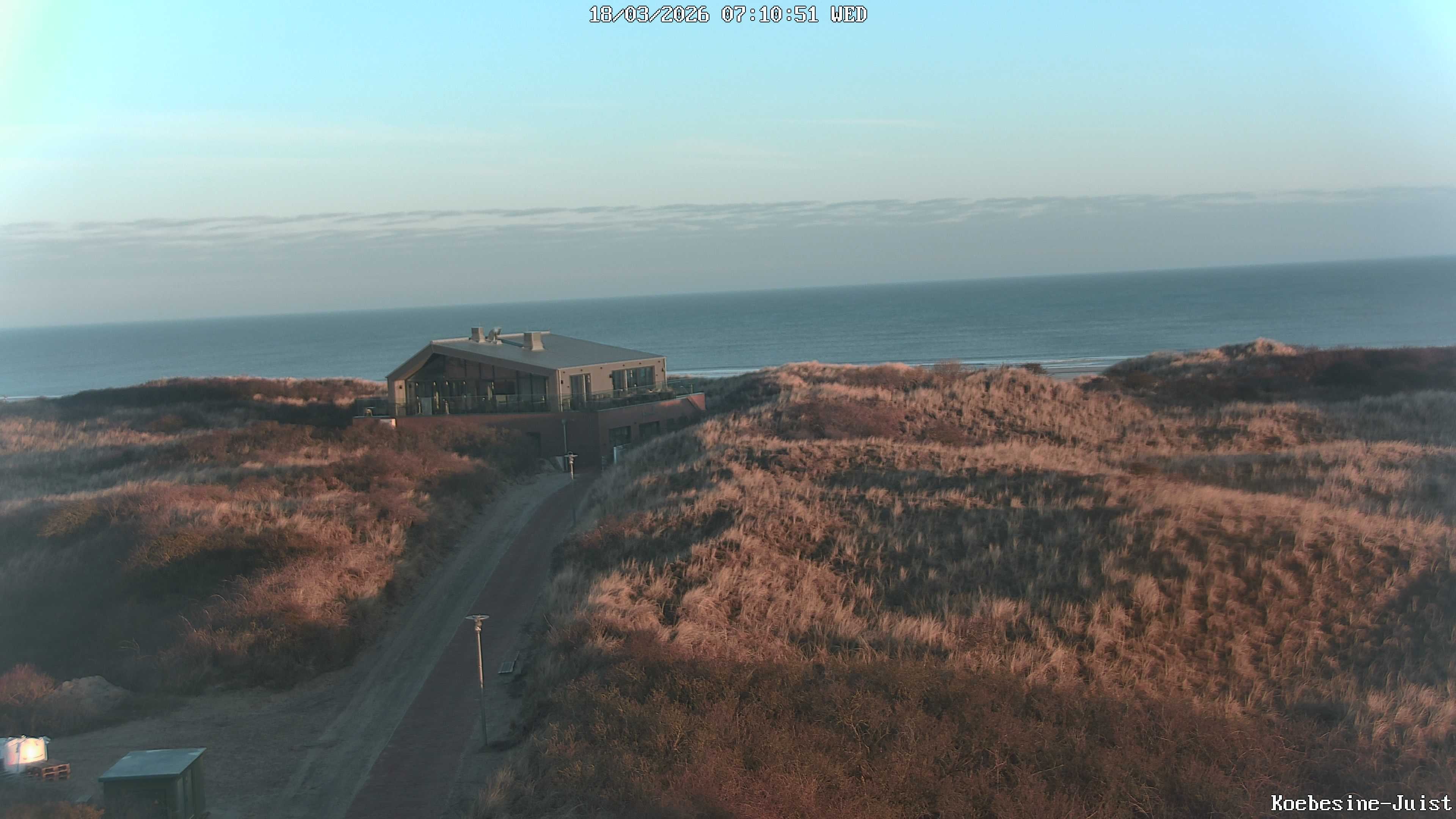 Archiv Foto Webcam Haus Köbesine auf Juist: Blick zum Strand