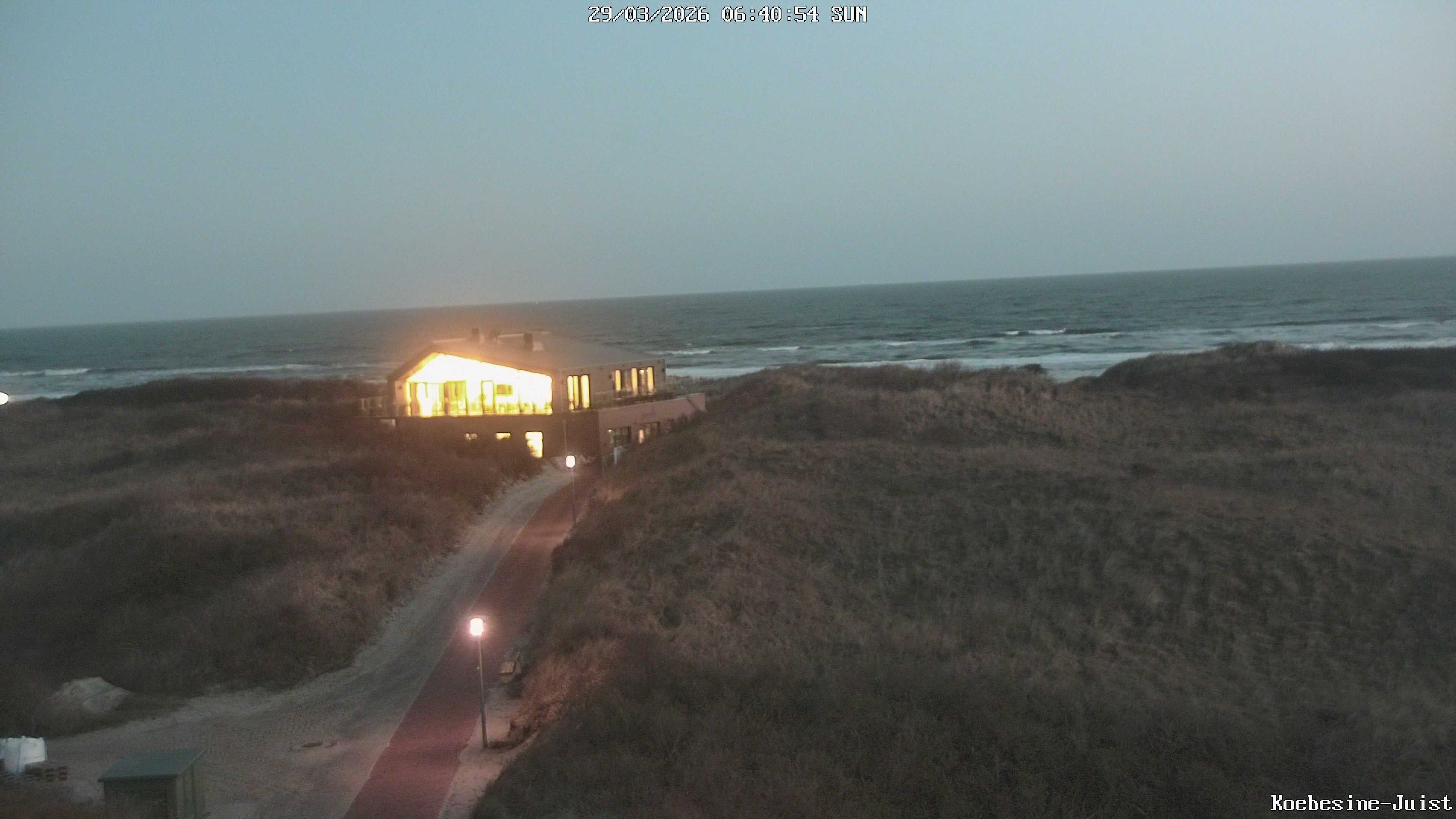 Archiv Foto Webcam Haus Köbesine auf Juist: Blick zum Strand