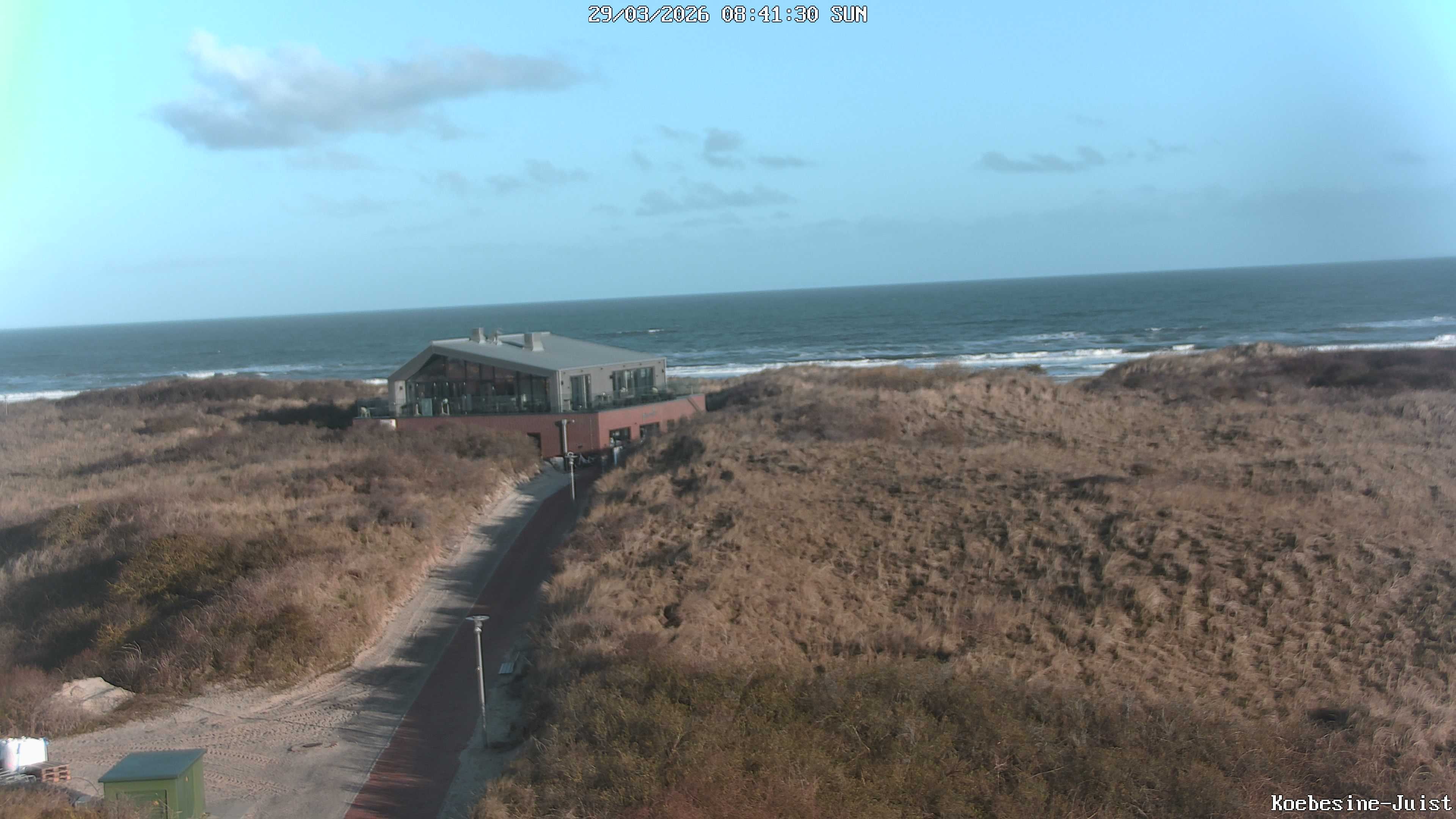 Archiv Foto Webcam Haus Köbesine auf Juist: Blick zum Strand