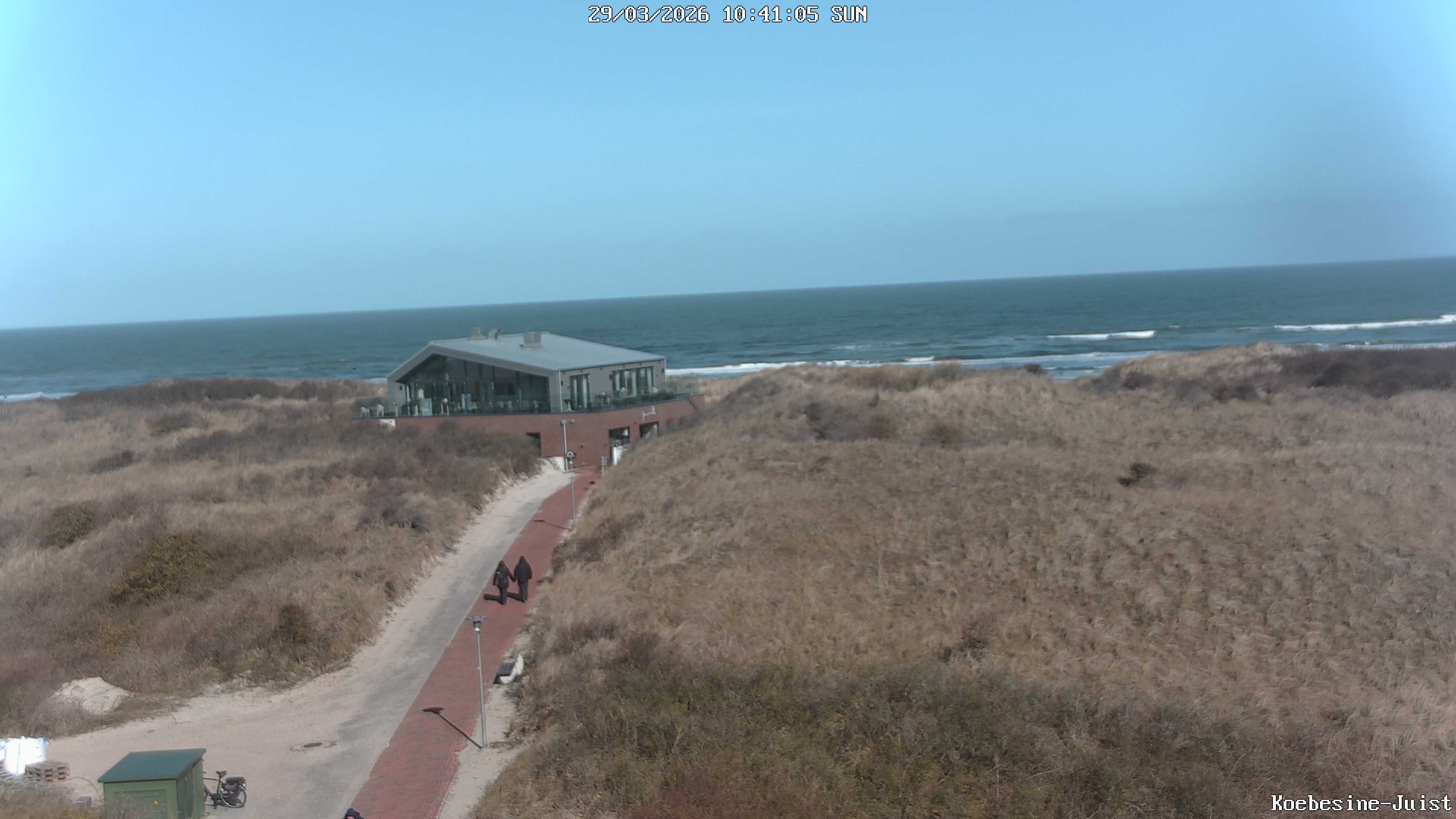 Archiv Foto Webcam Haus Köbesine auf Juist: Blick zum Strand