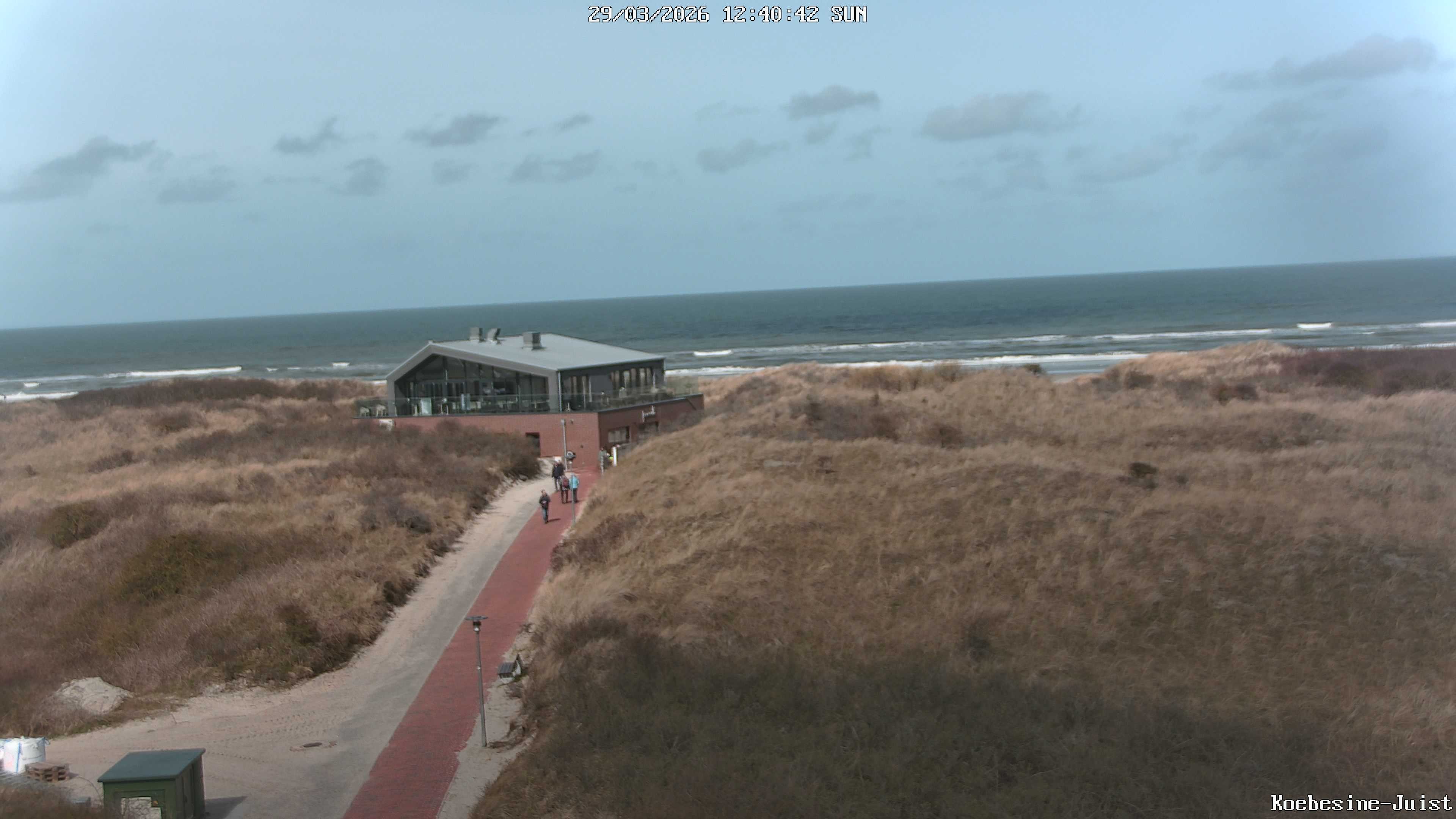 Archiv Foto Webcam Haus Köbesine auf Juist: Blick zum Strand