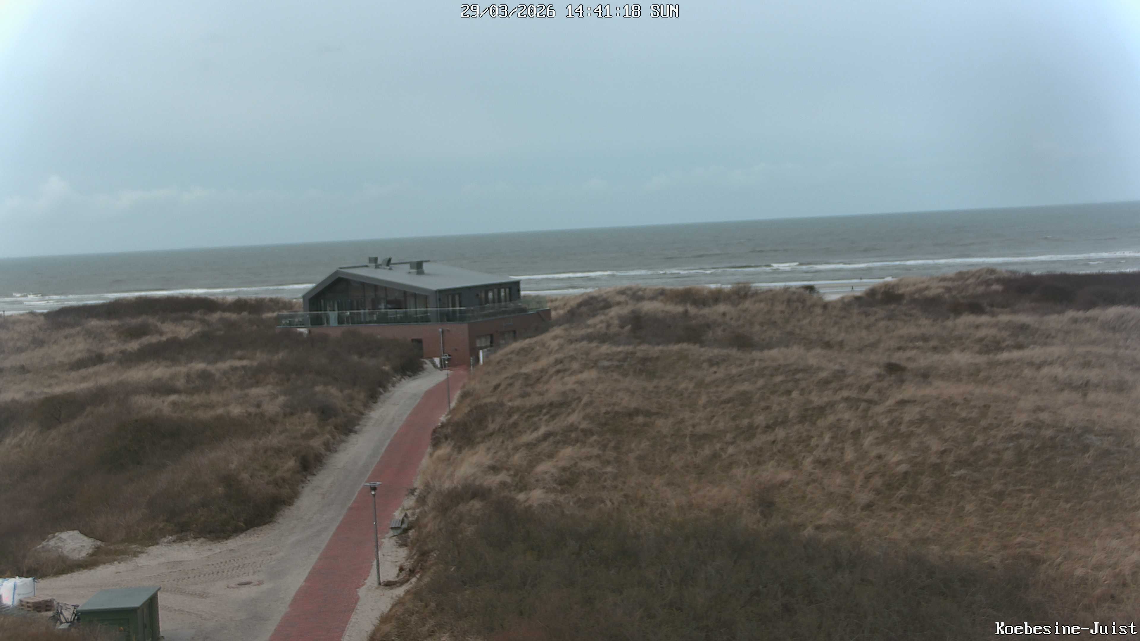 Archiv Foto Webcam Haus Köbesine auf Juist: Blick zum Strand