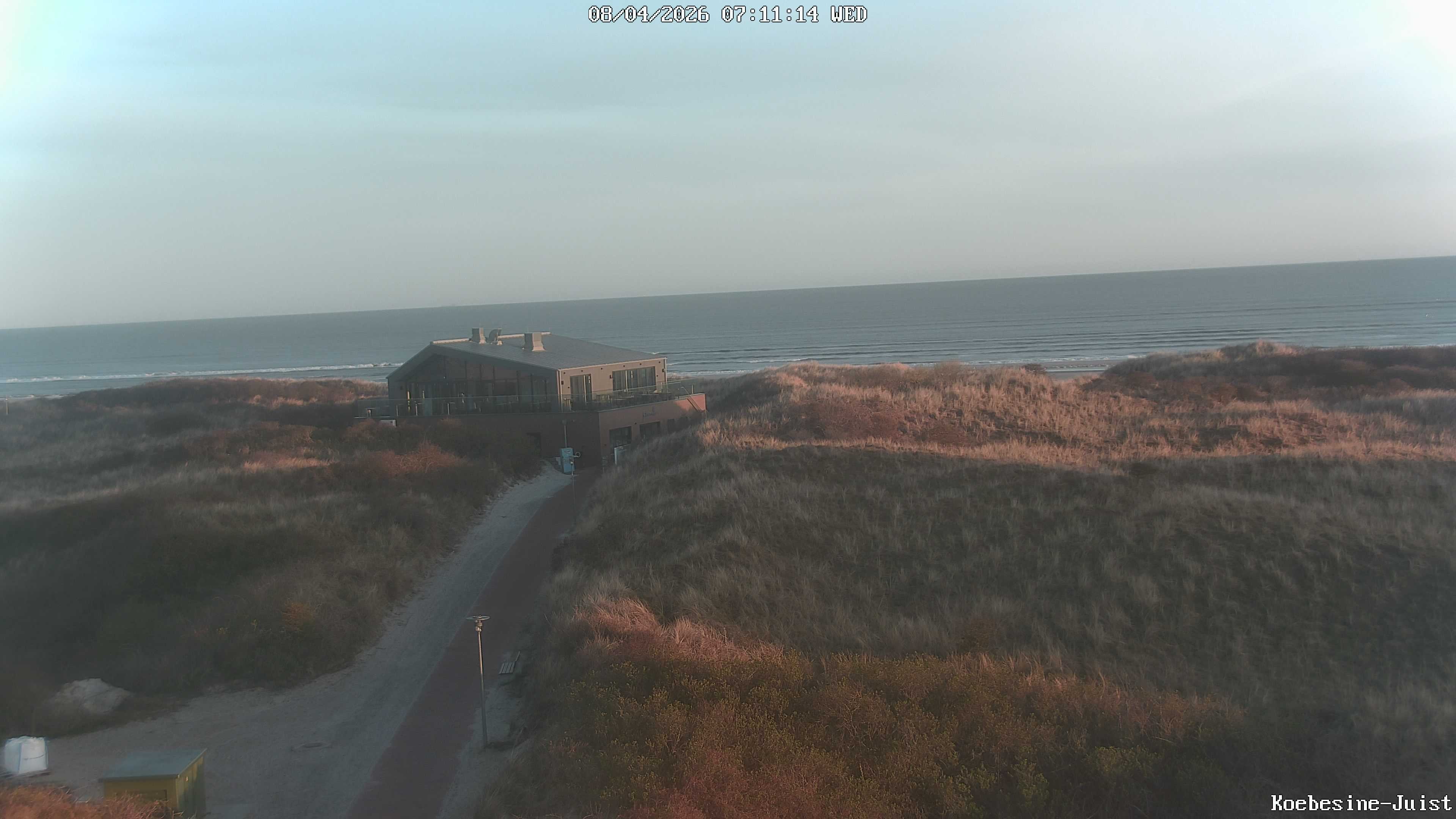 Archiv Foto Webcam Haus Köbesine auf Juist: Blick zum Strand