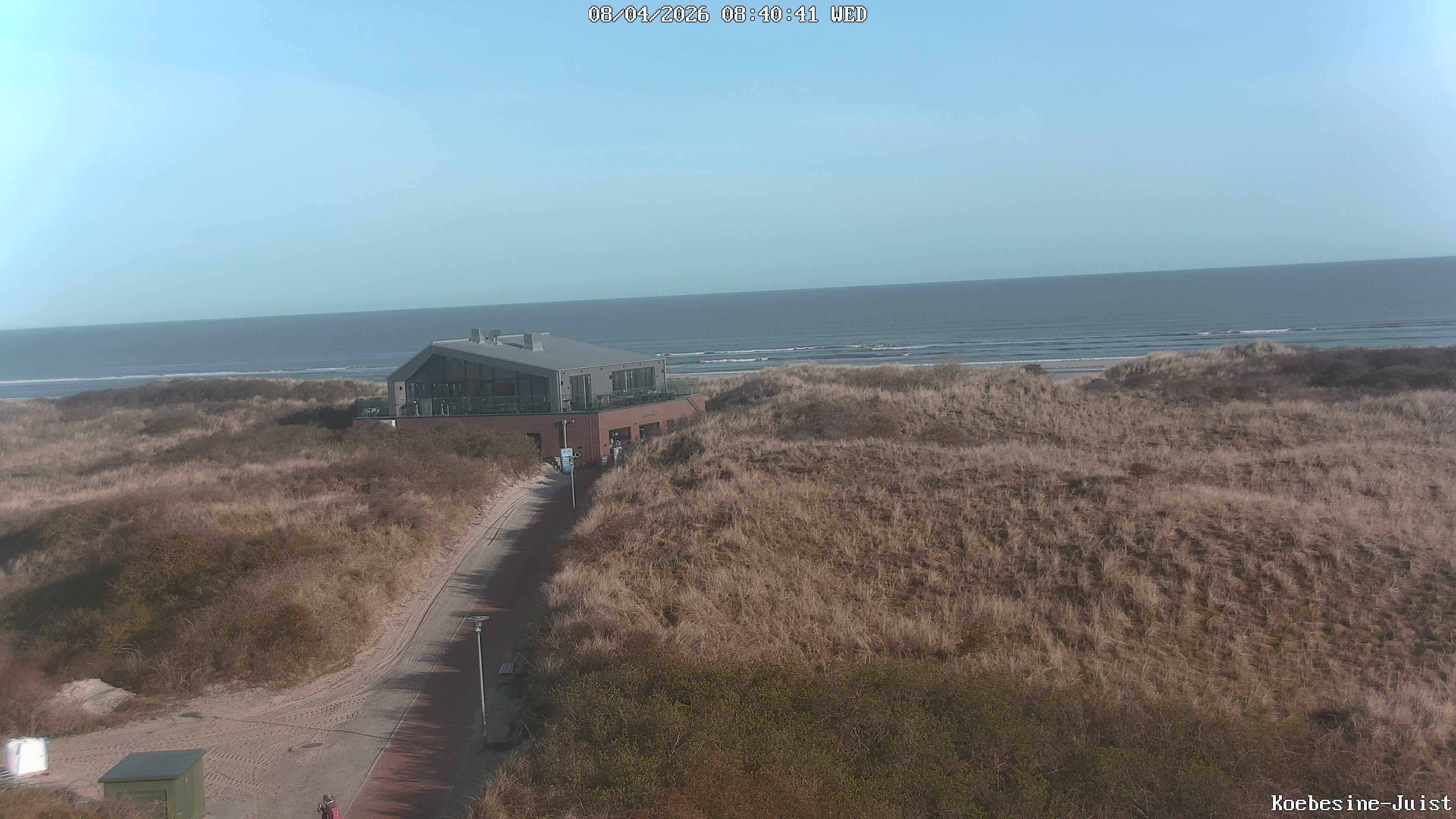 Archiv Foto Webcam Haus Köbesine auf Juist: Blick zum Strand