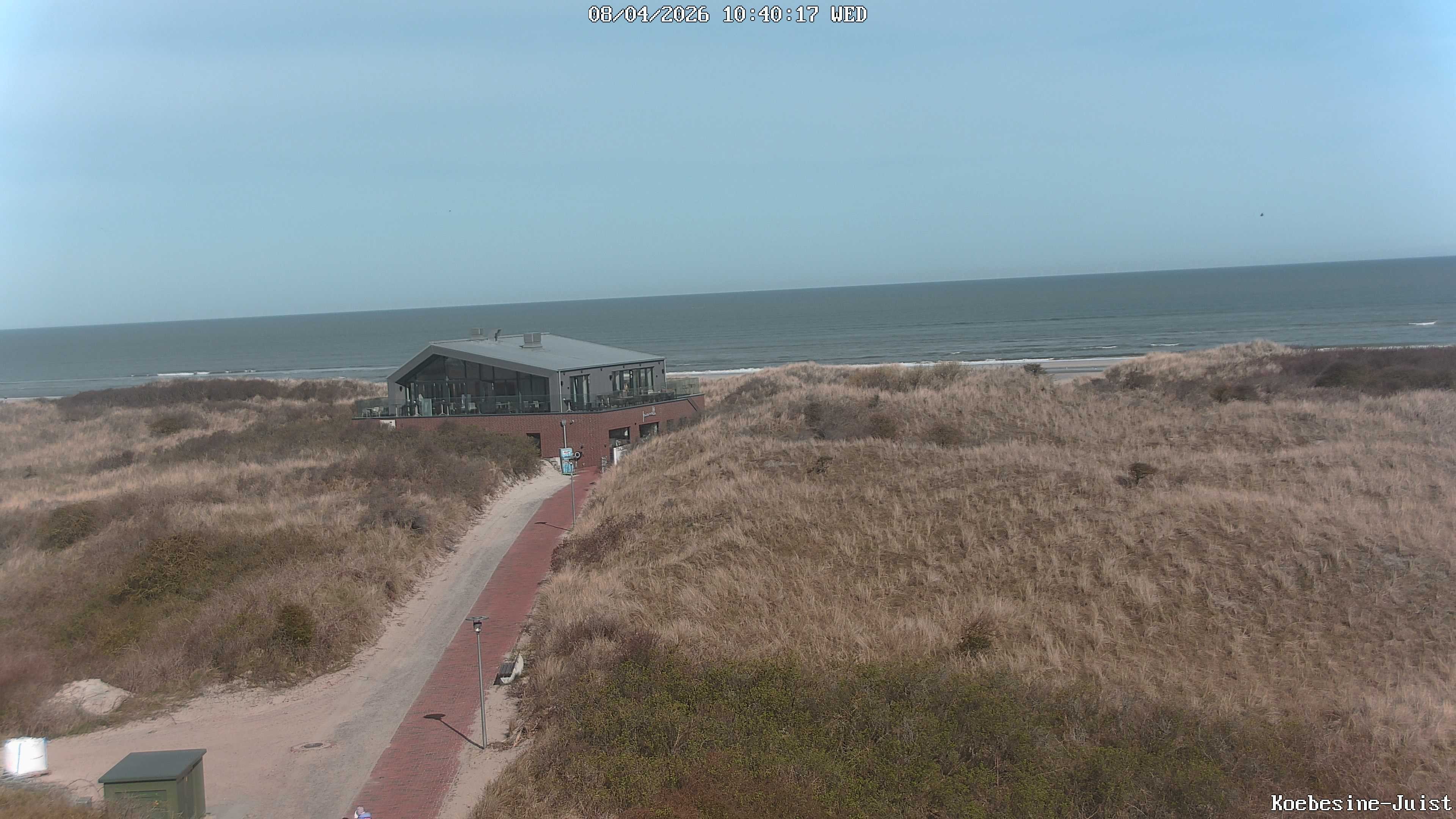 Archiv Foto Webcam Haus Köbesine auf Juist: Blick zum Strand