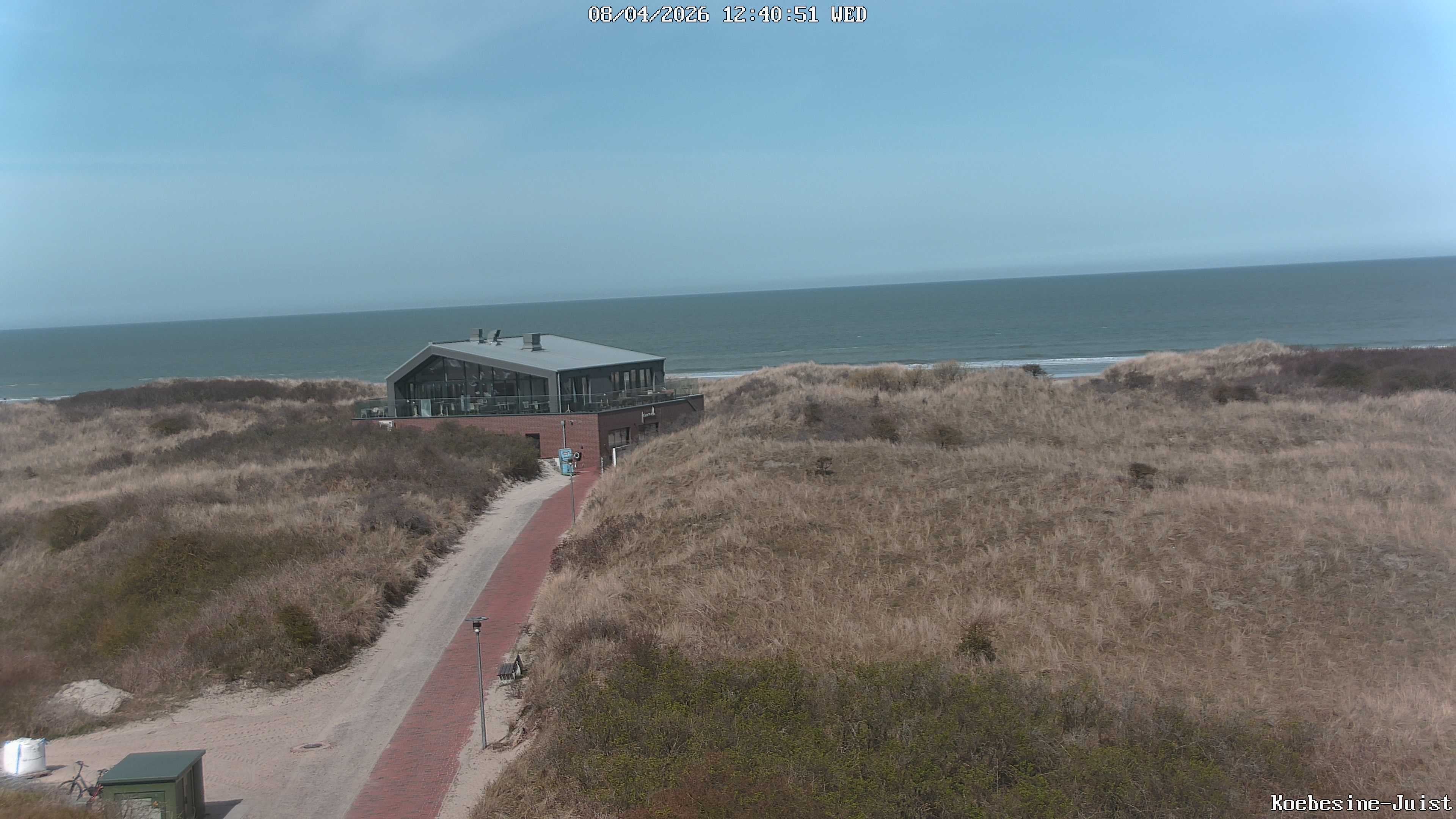 Archiv Foto Webcam Haus Köbesine auf Juist: Blick zum Strand