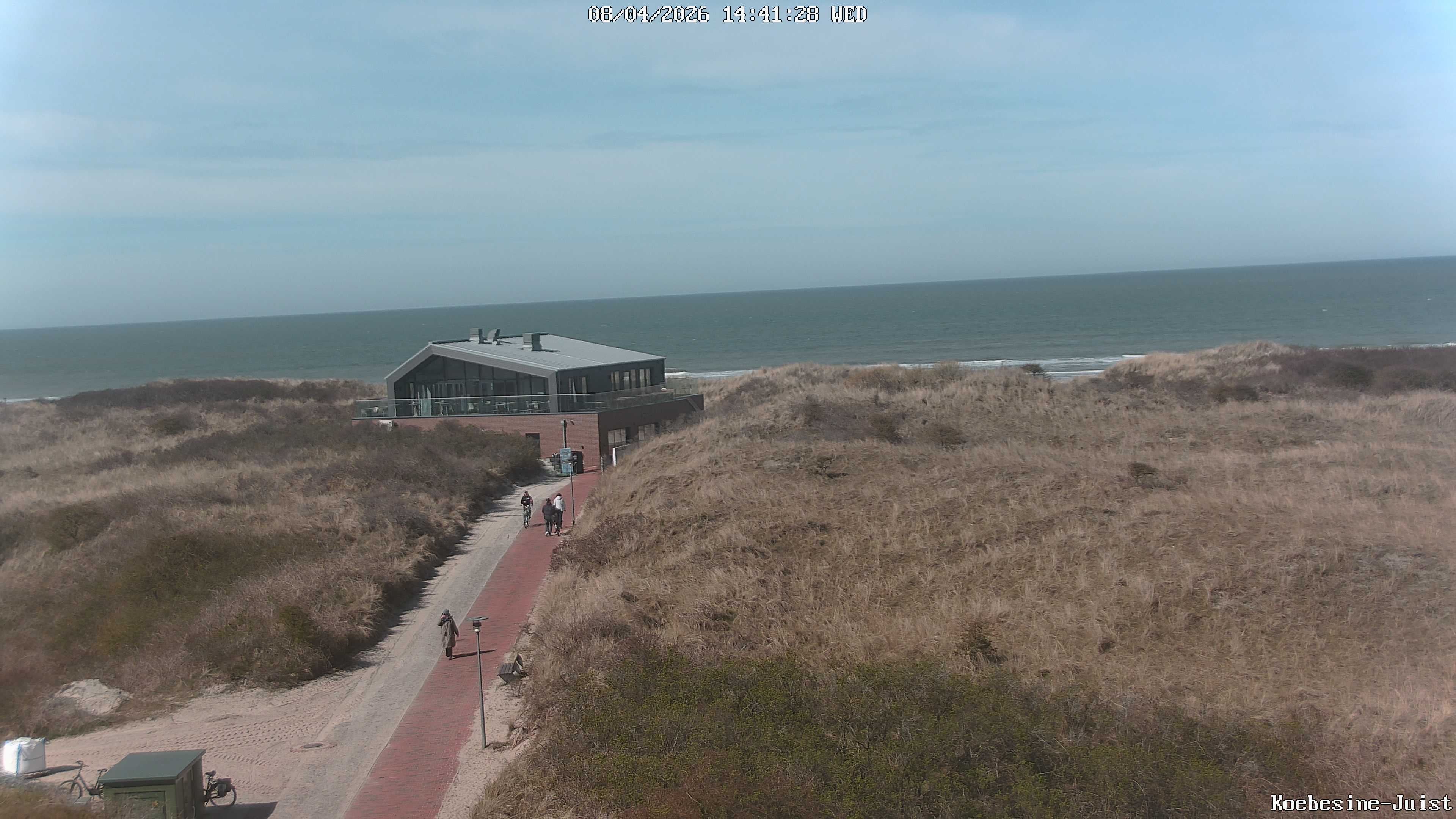 Archiv Foto Webcam Haus Köbesine auf Juist: Blick zum Strand