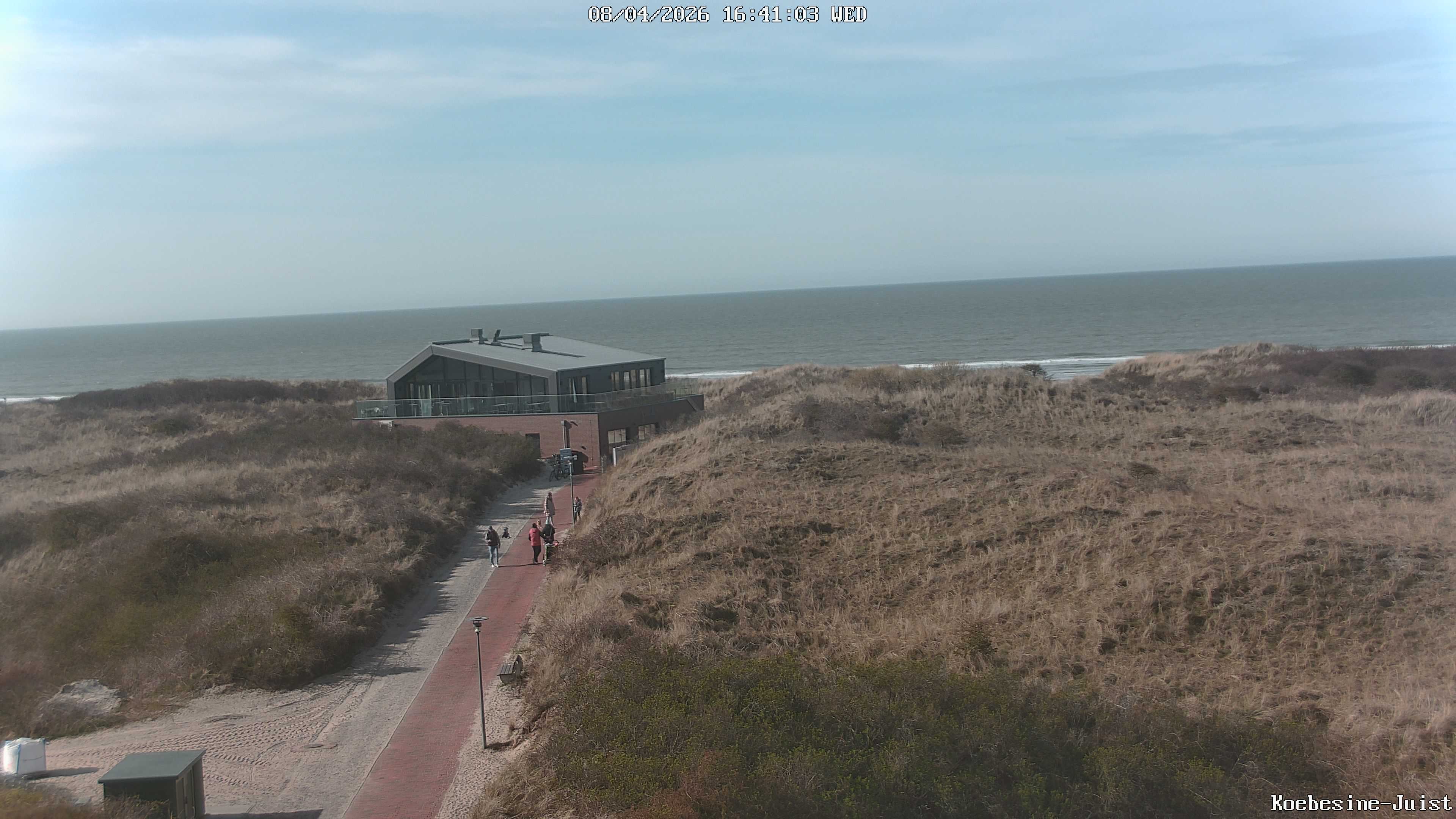 Archiv Foto Webcam Haus Köbesine auf Juist: Blick zum Strand