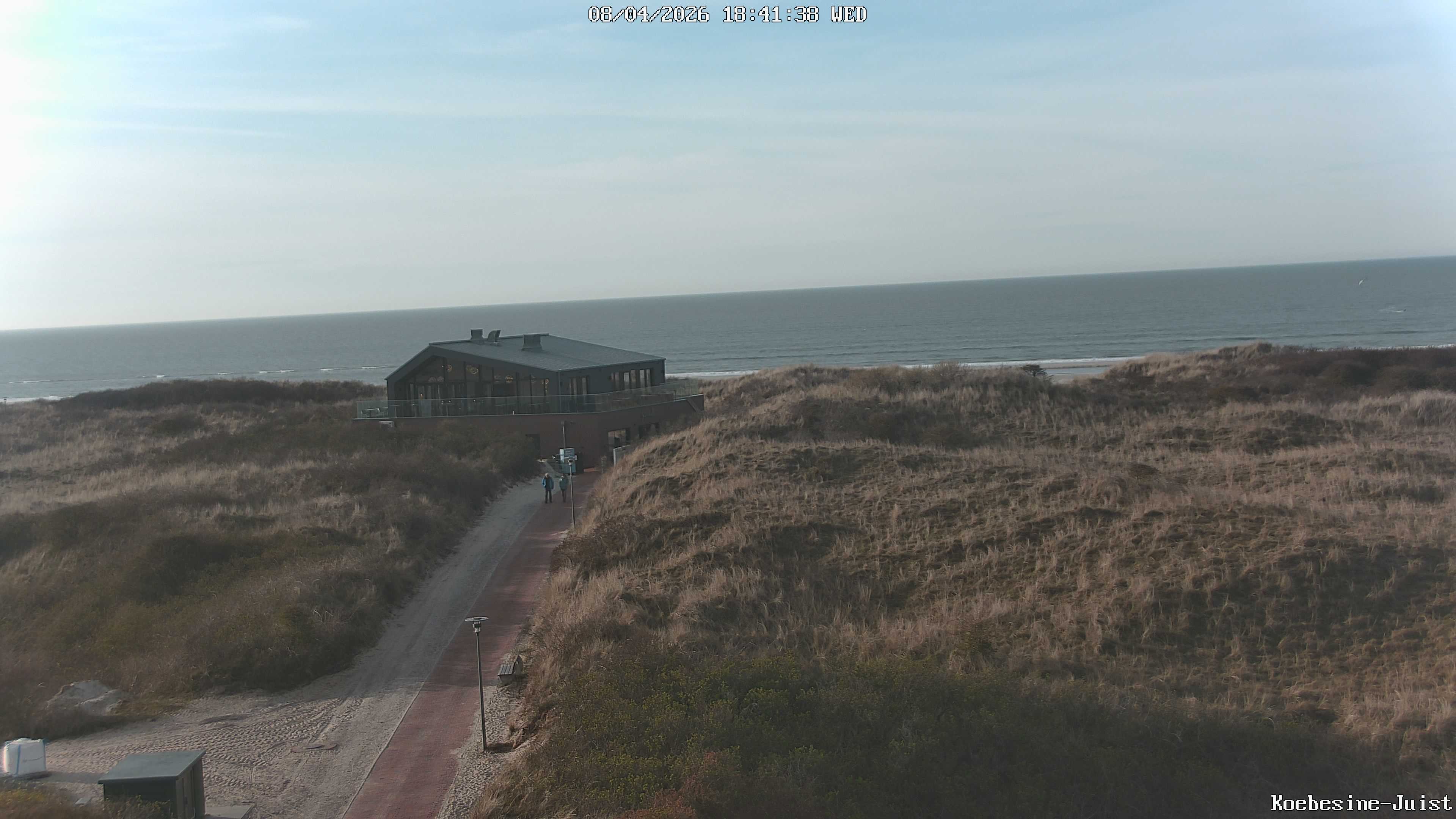 Archiv Foto Webcam Haus Köbesine auf Juist: Blick zum Strand