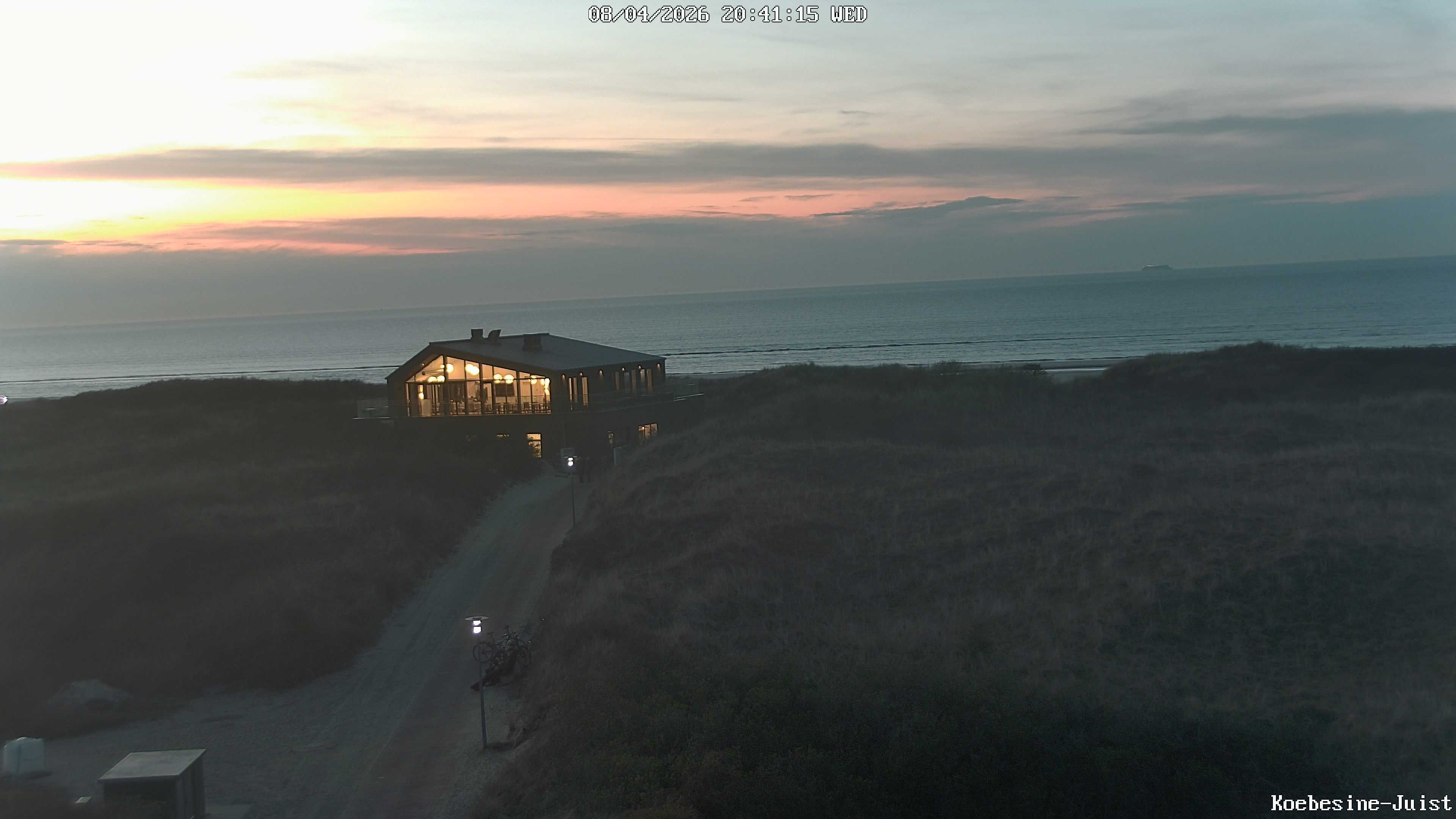 Archiv Foto Webcam Haus Köbesine auf Juist: Blick zum Strand