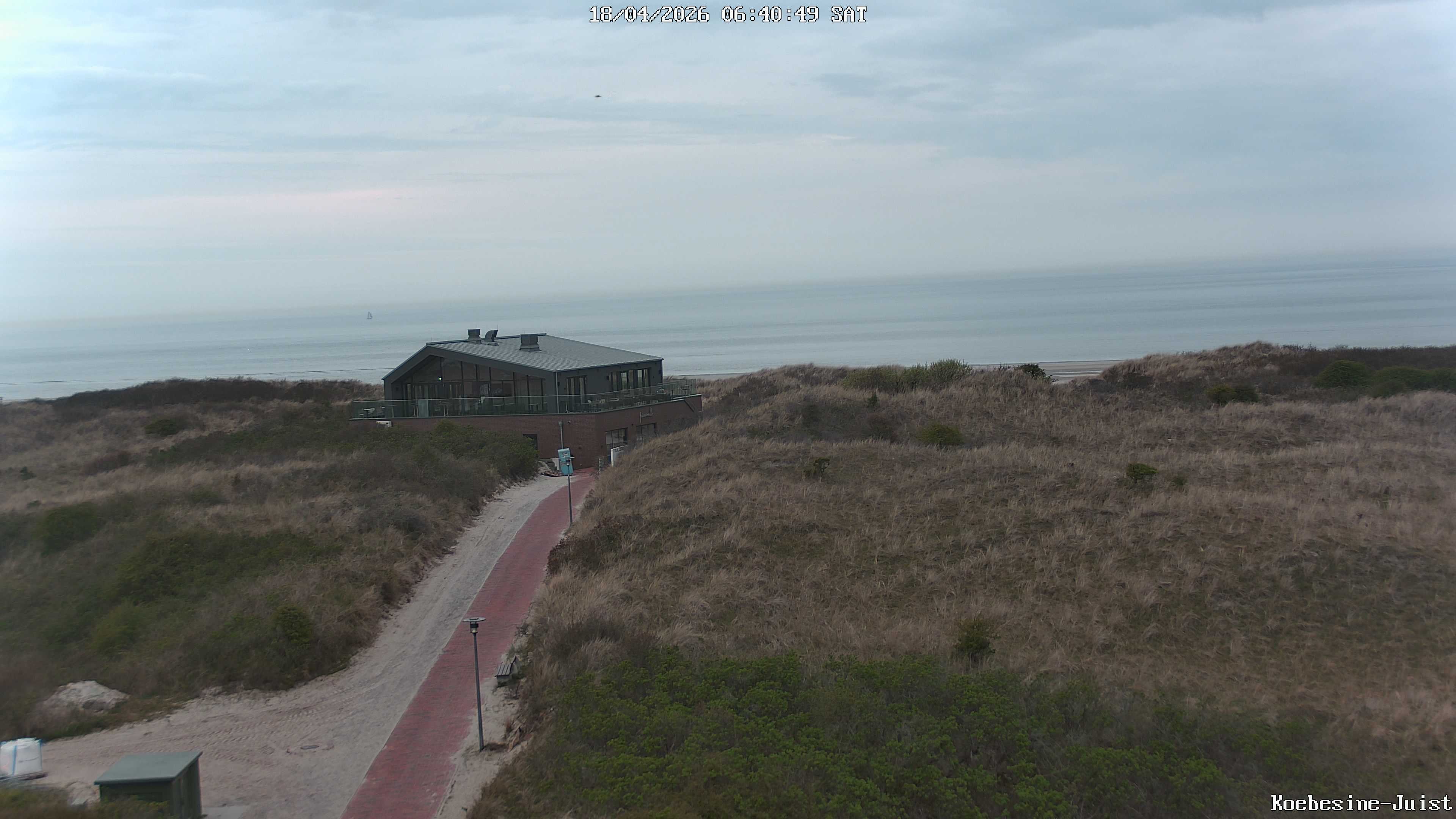 Archiv Foto Webcam Haus Köbesine auf Juist: Blick zum Strand