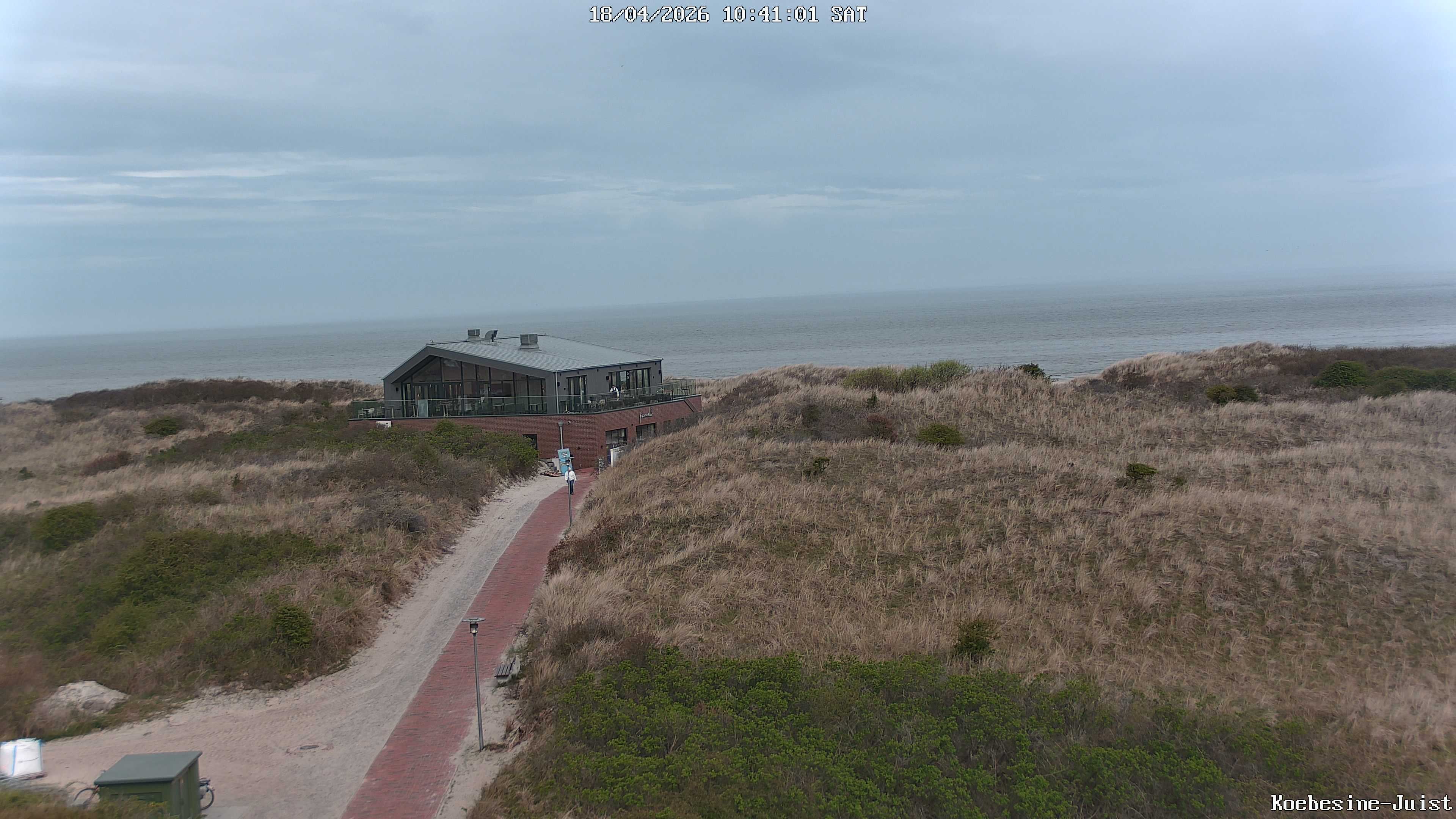 Archiv Foto Webcam Haus Köbesine auf Juist: Blick zum Strand