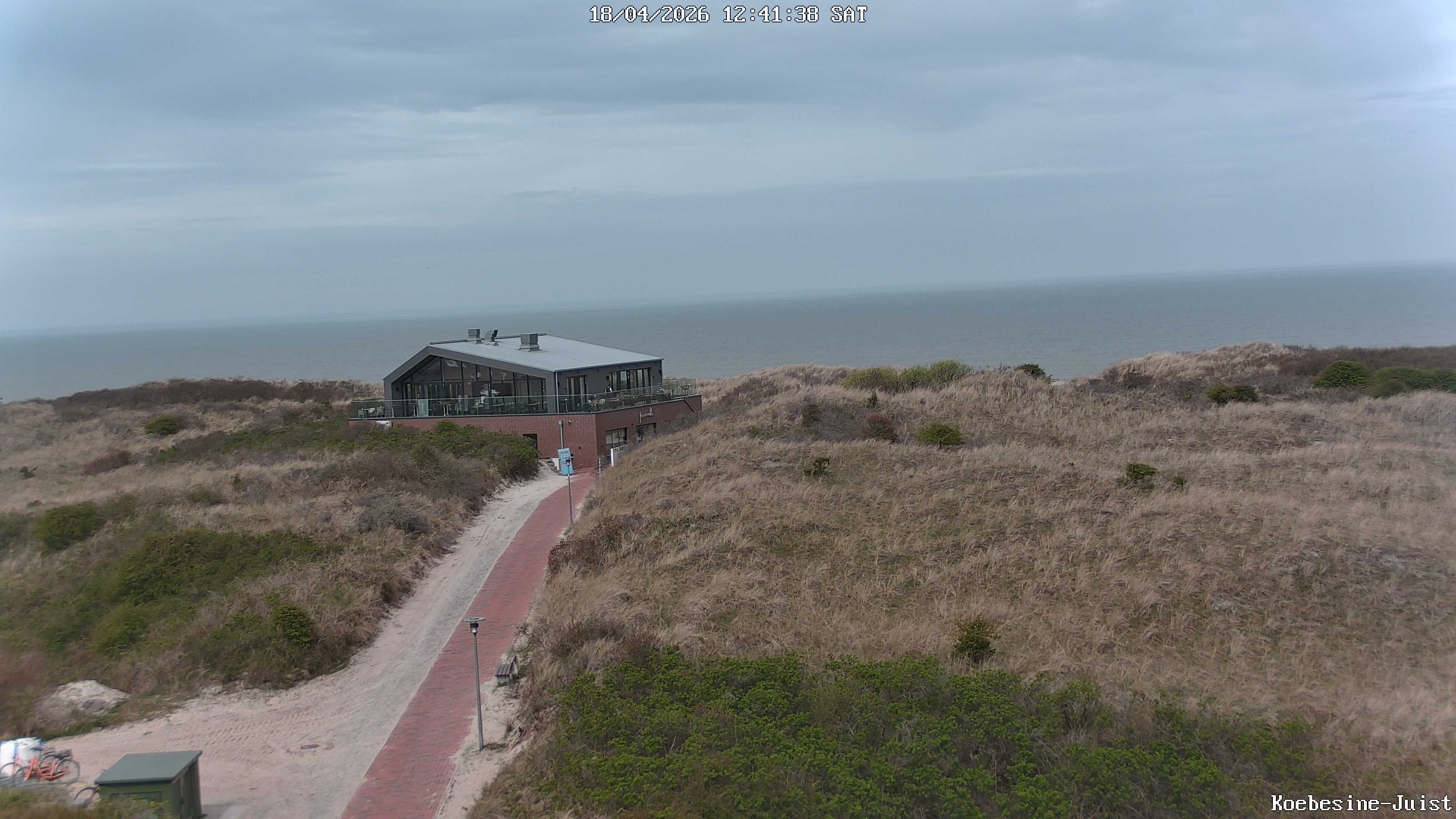 Archiv Foto Webcam Haus Köbesine auf Juist: Blick zum Strand