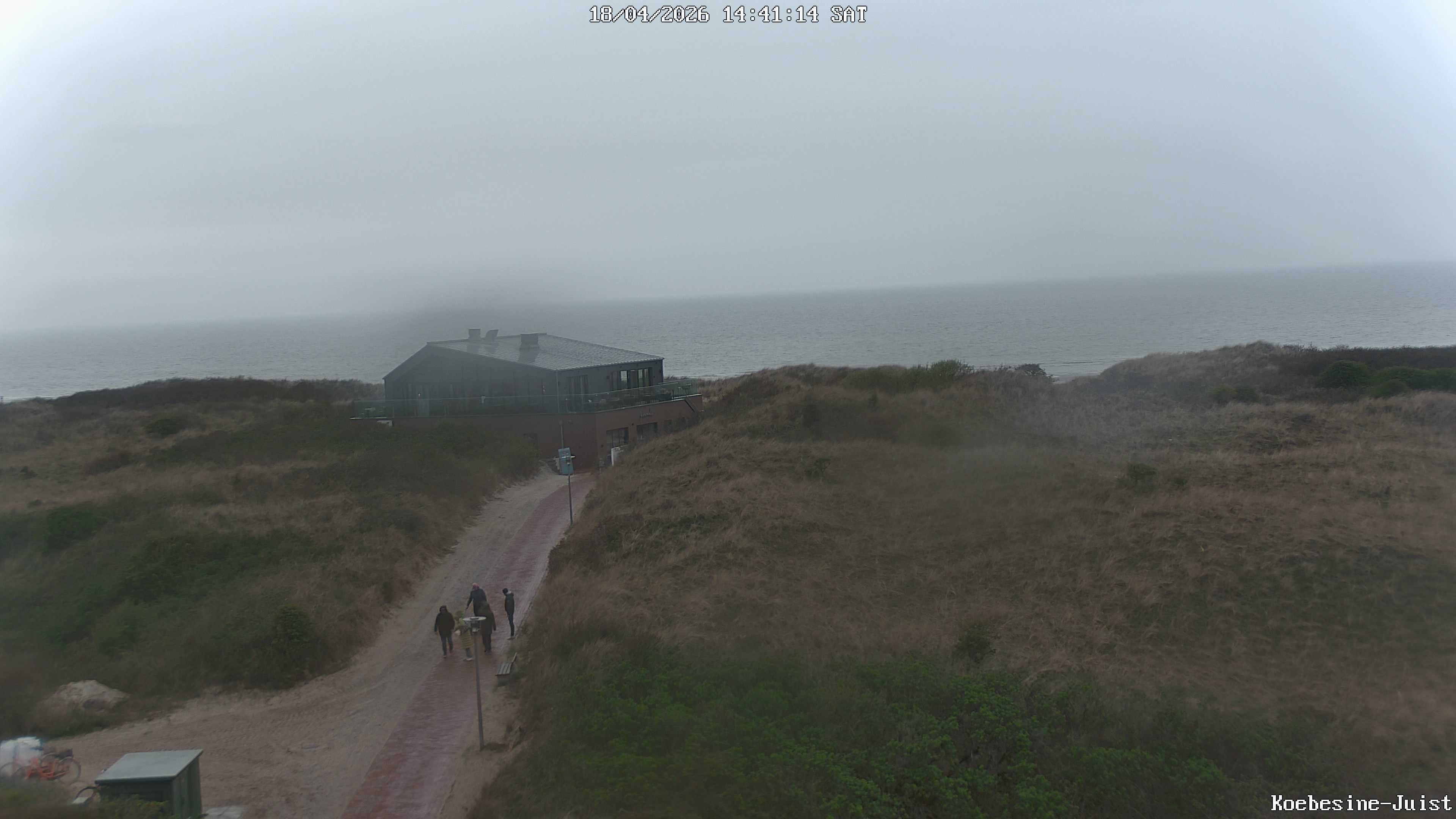 Archiv Foto Webcam Haus Köbesine auf Juist: Blick zum Strand