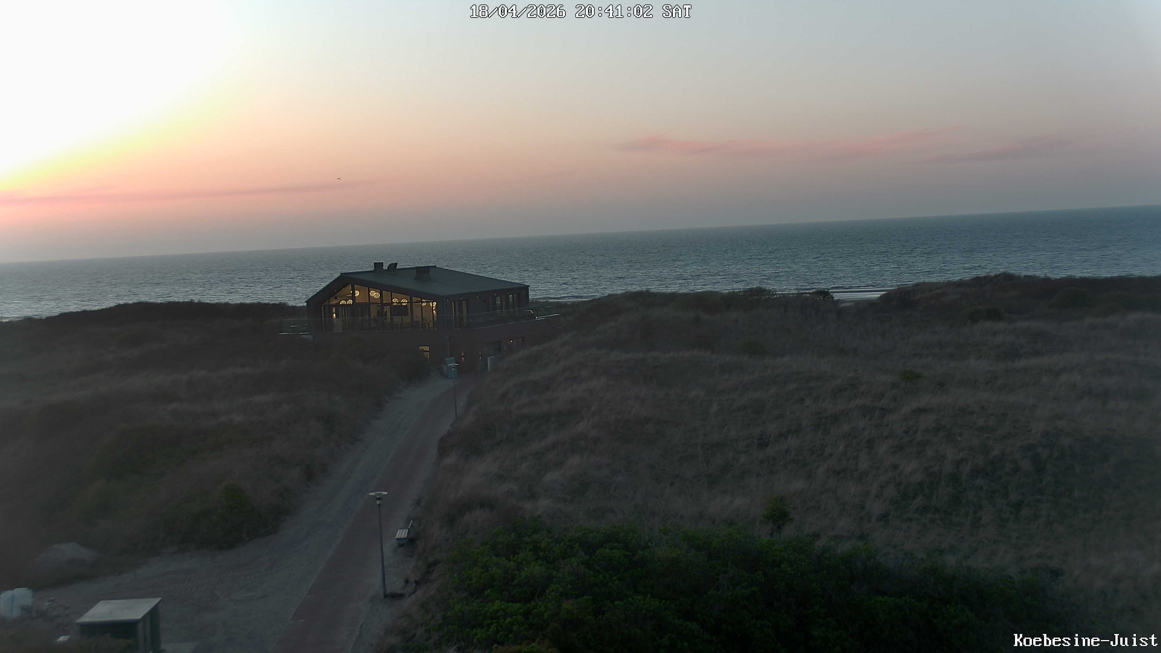 Archiv Foto Webcam Haus Köbesine auf Juist: Blick zum Strand
