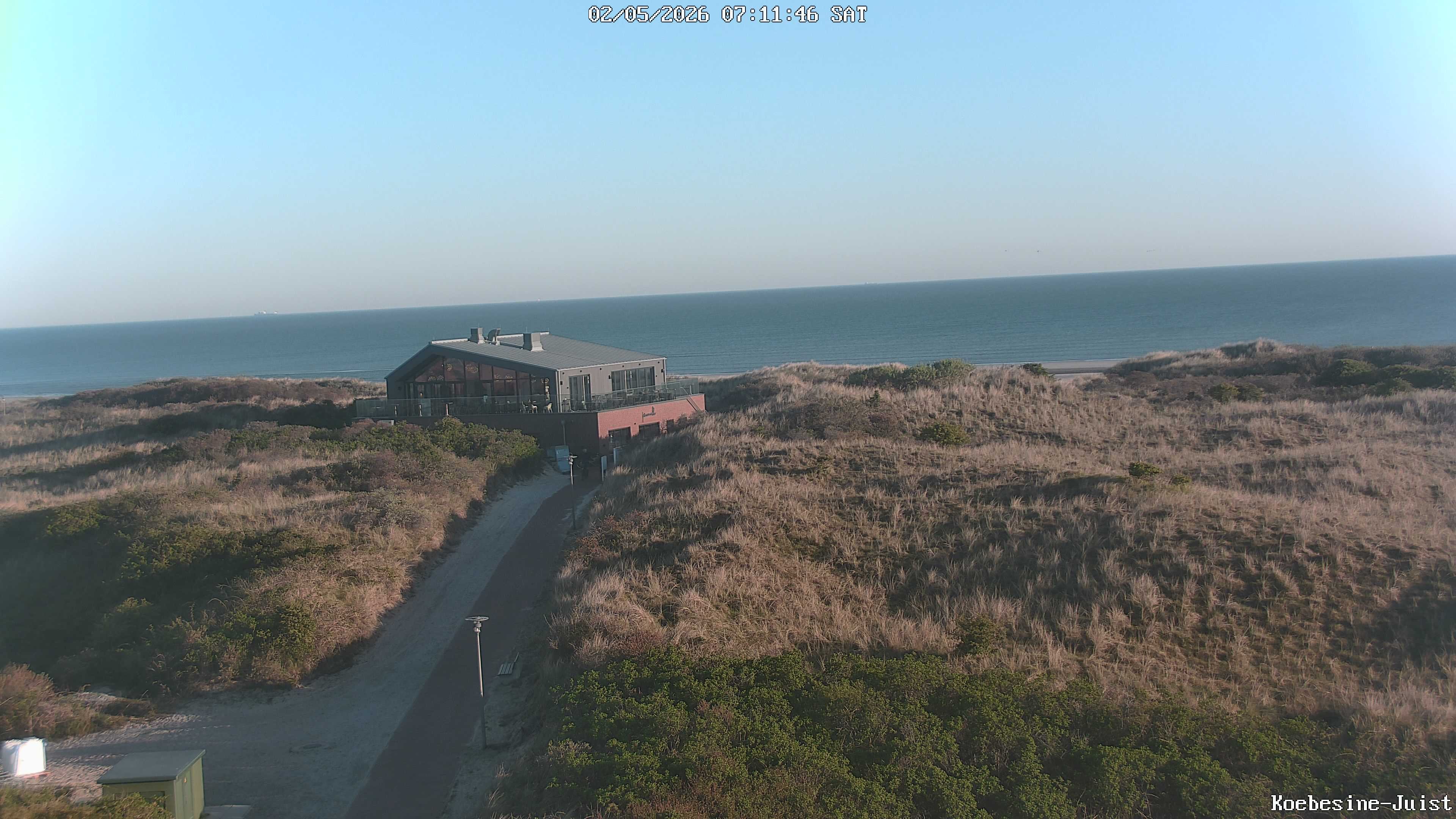 Archiv Foto Webcam Haus Köbesine auf Juist: Blick zum Strand
