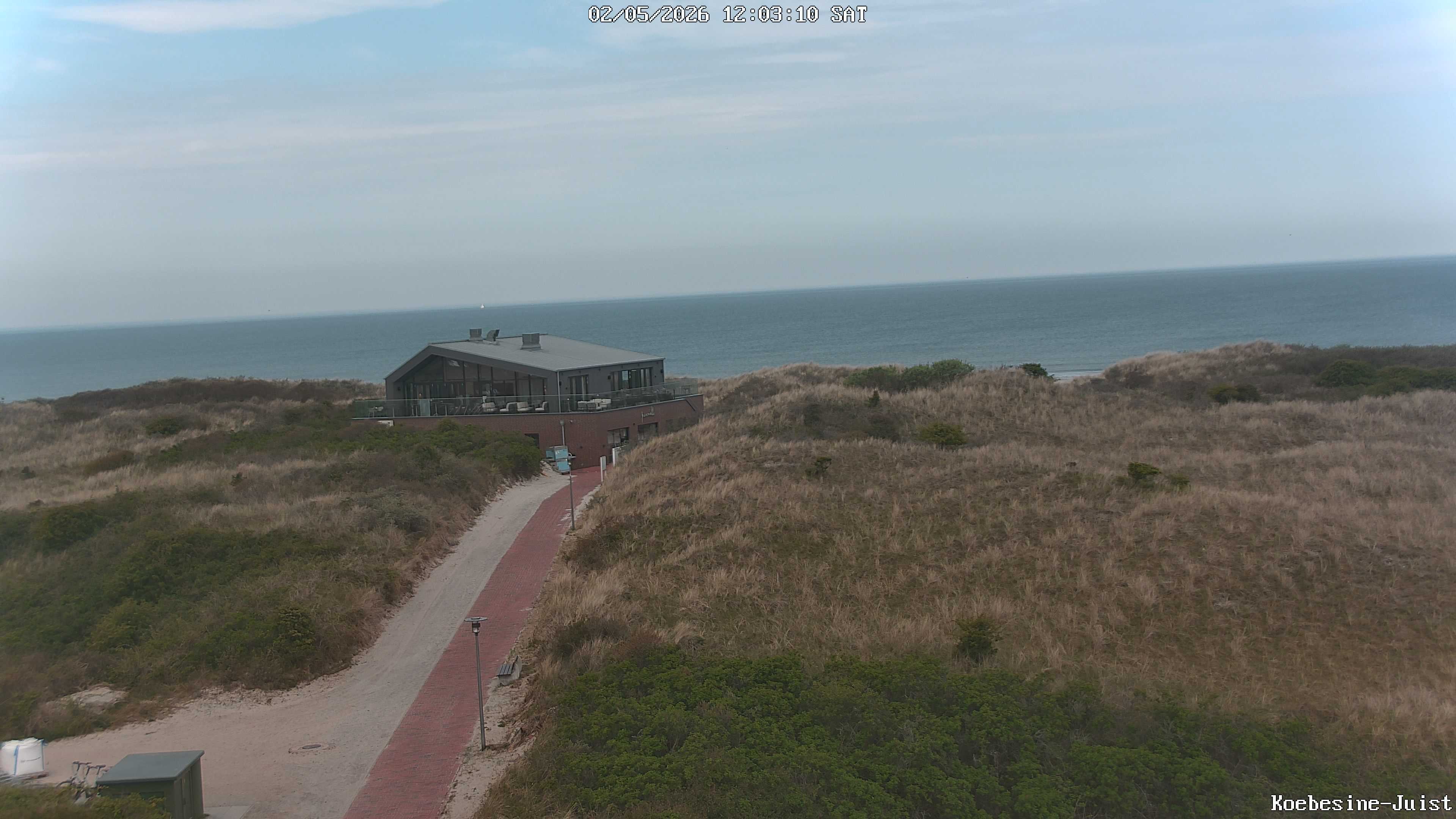 Archiv Foto Webcam Haus Köbesine auf Juist: Blick zum Strand
