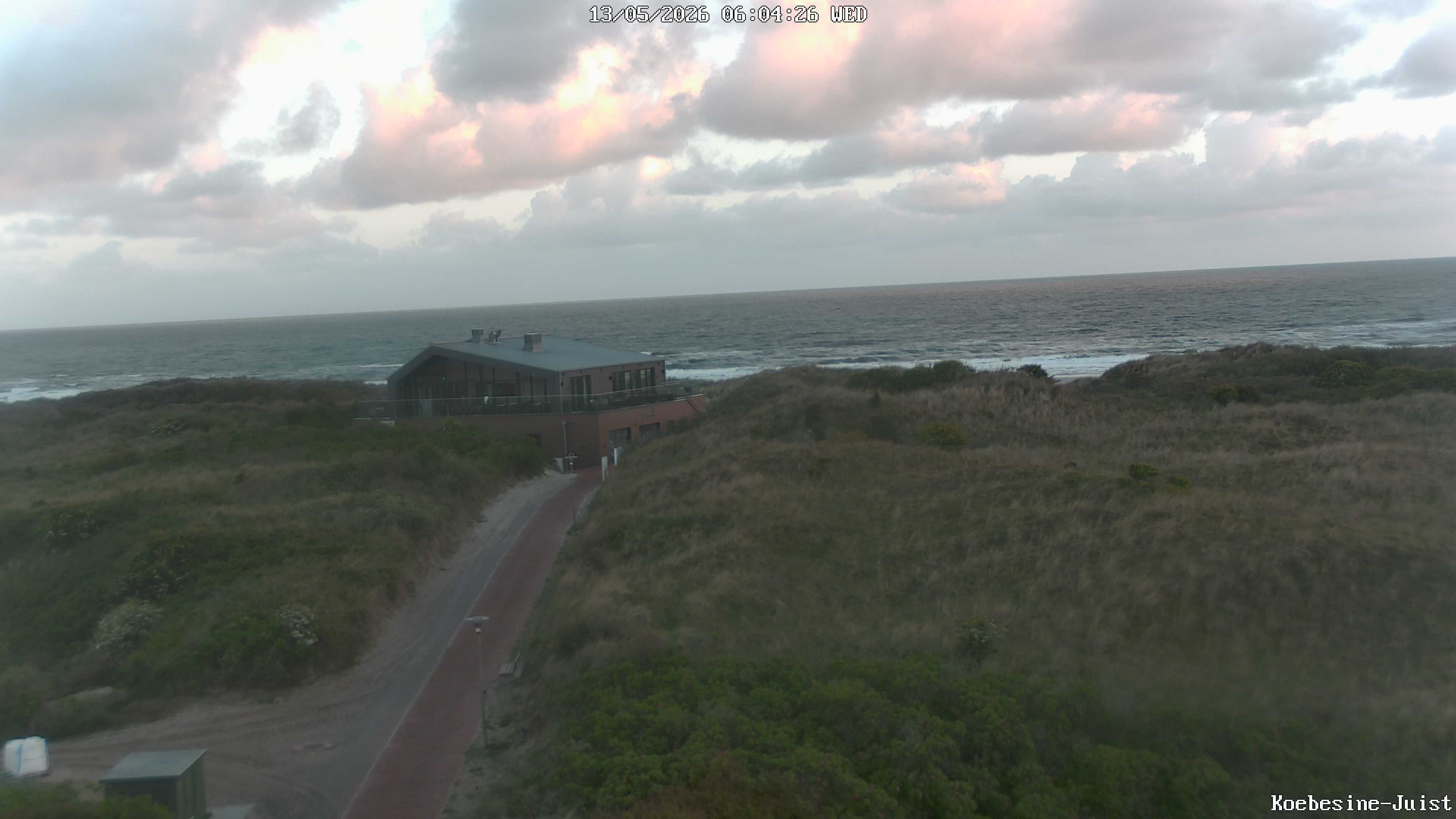 Archiv Foto Webcam Haus Köbesine auf Juist: Blick zum Strand