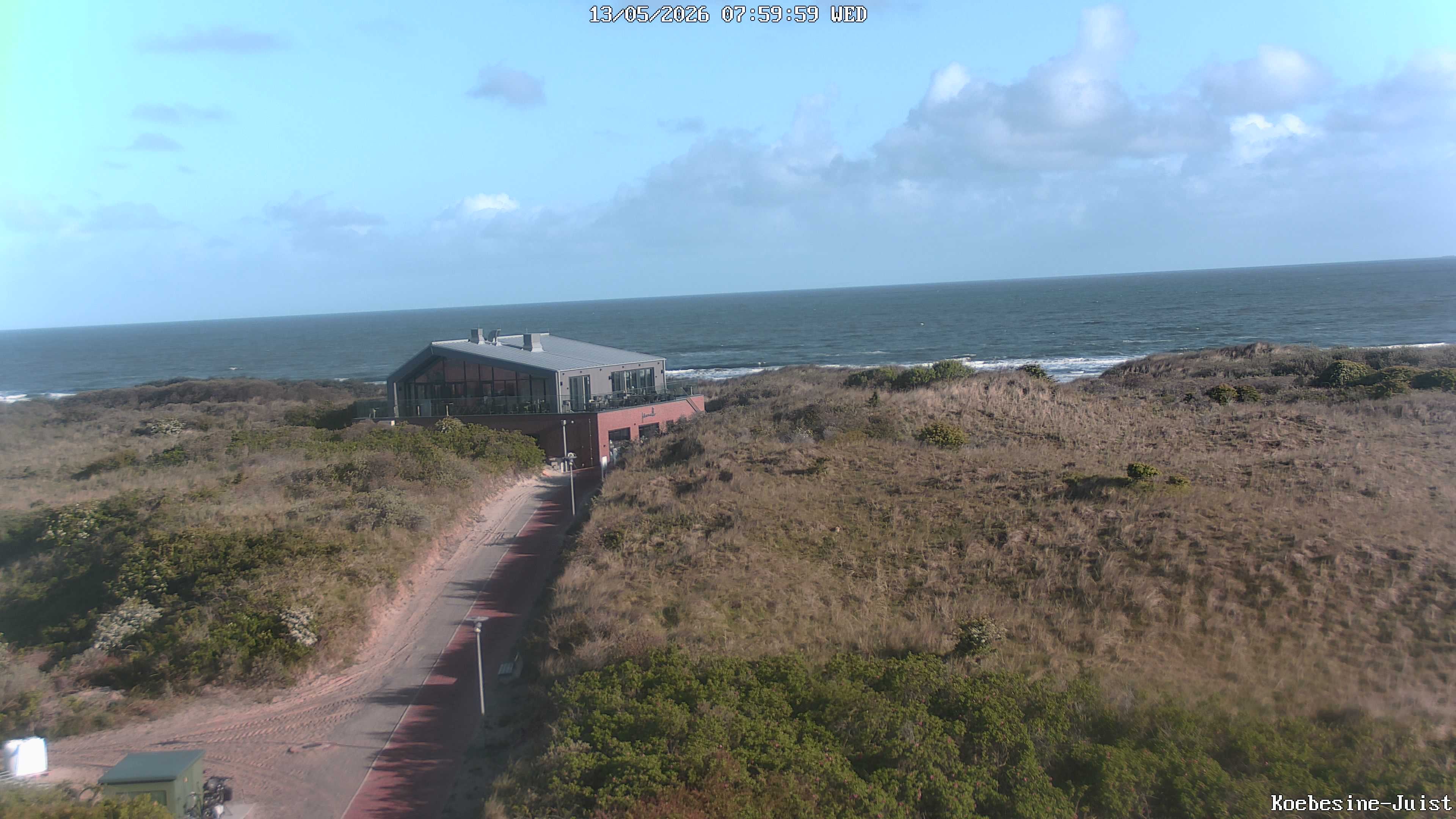 Archiv Foto Webcam Haus Köbesine auf Juist: Blick zum Strand