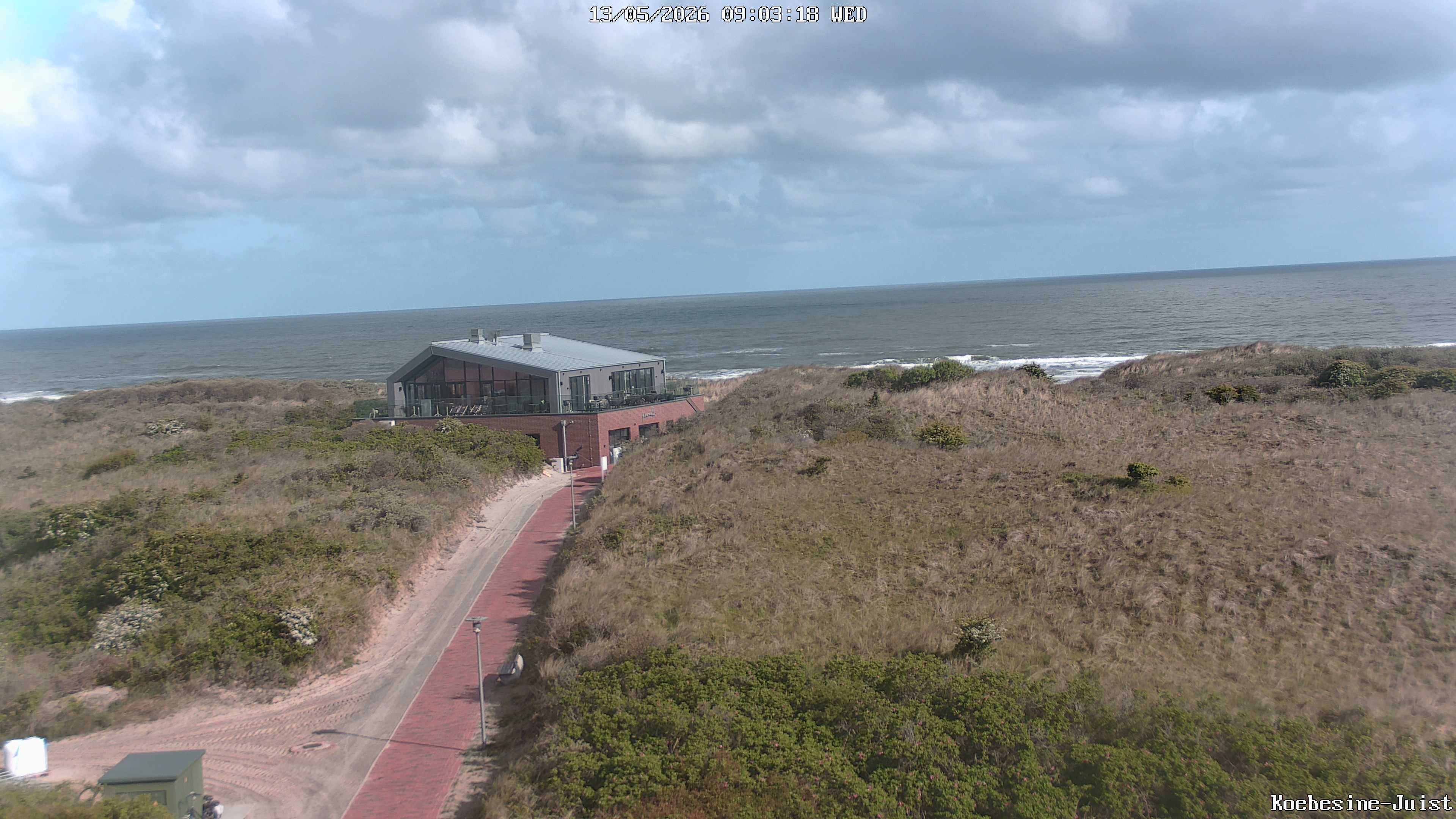 Archiv Foto Webcam Haus Köbesine auf Juist: Blick zum Strand