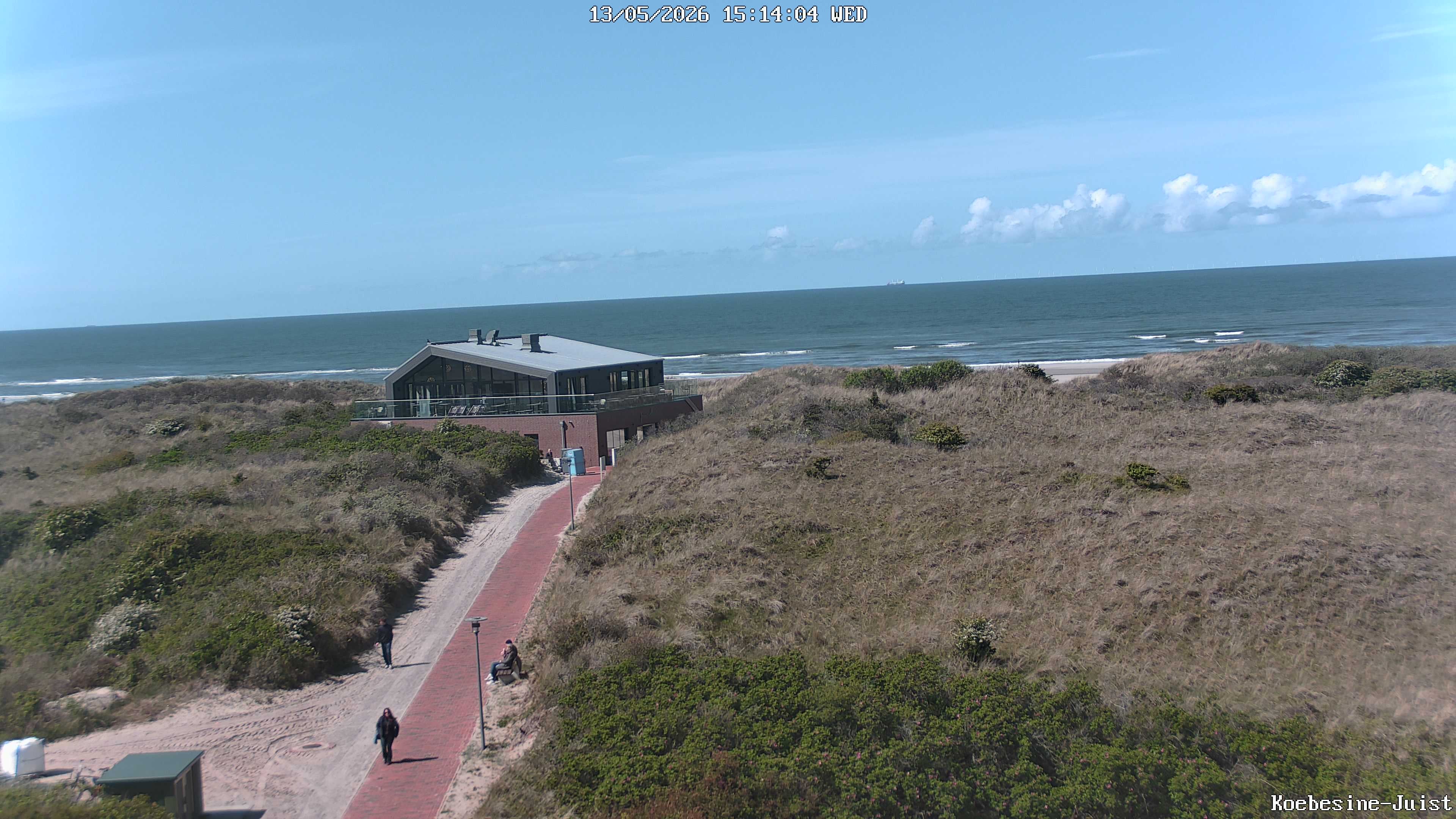 Archiv Foto Webcam Haus Köbesine auf Juist: Blick zum Strand