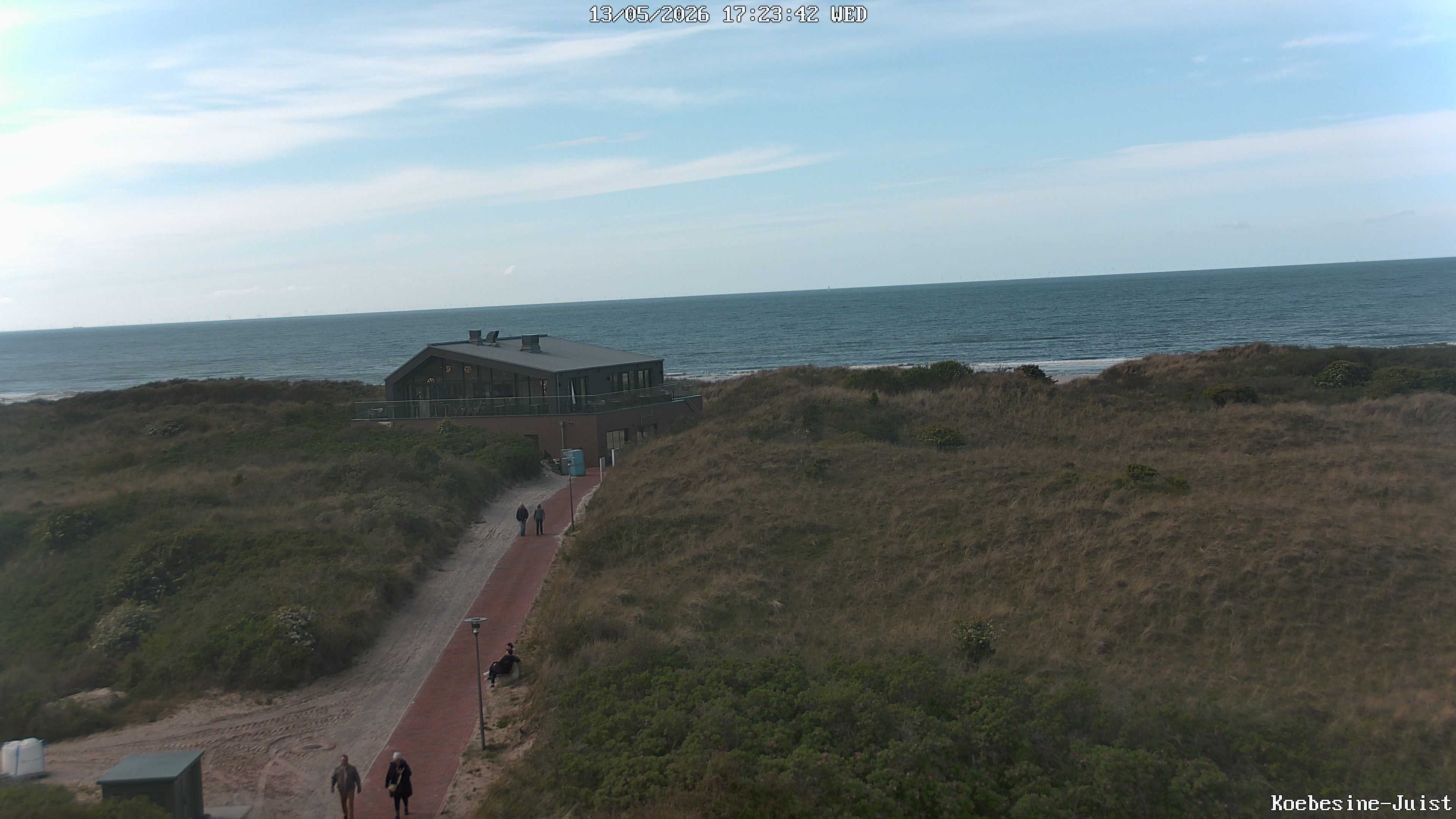 Archiv Foto Webcam Haus Köbesine auf Juist: Blick zum Strand