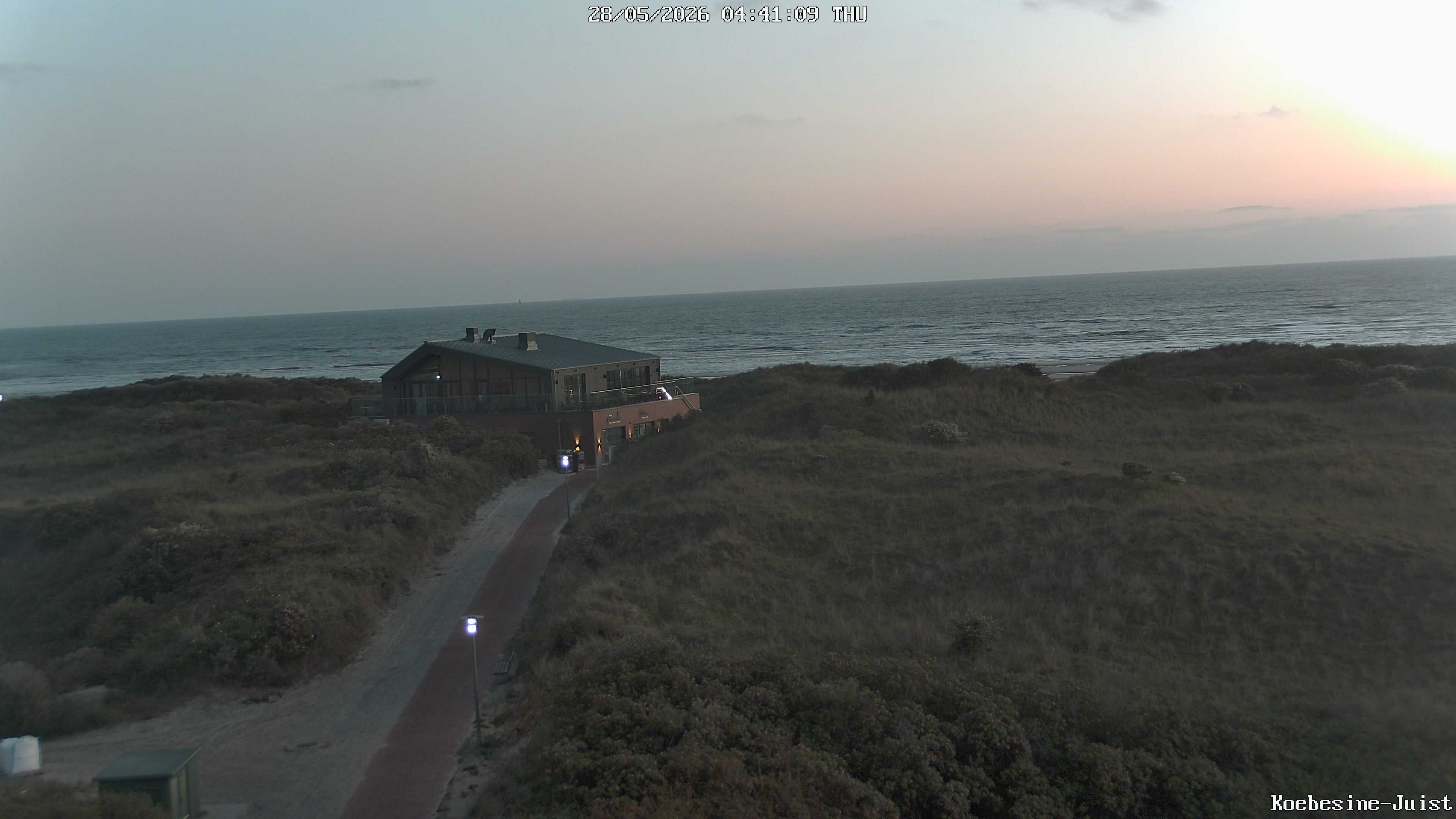 Archiv Foto Webcam Haus Köbesine auf Juist: Blick zum Strand