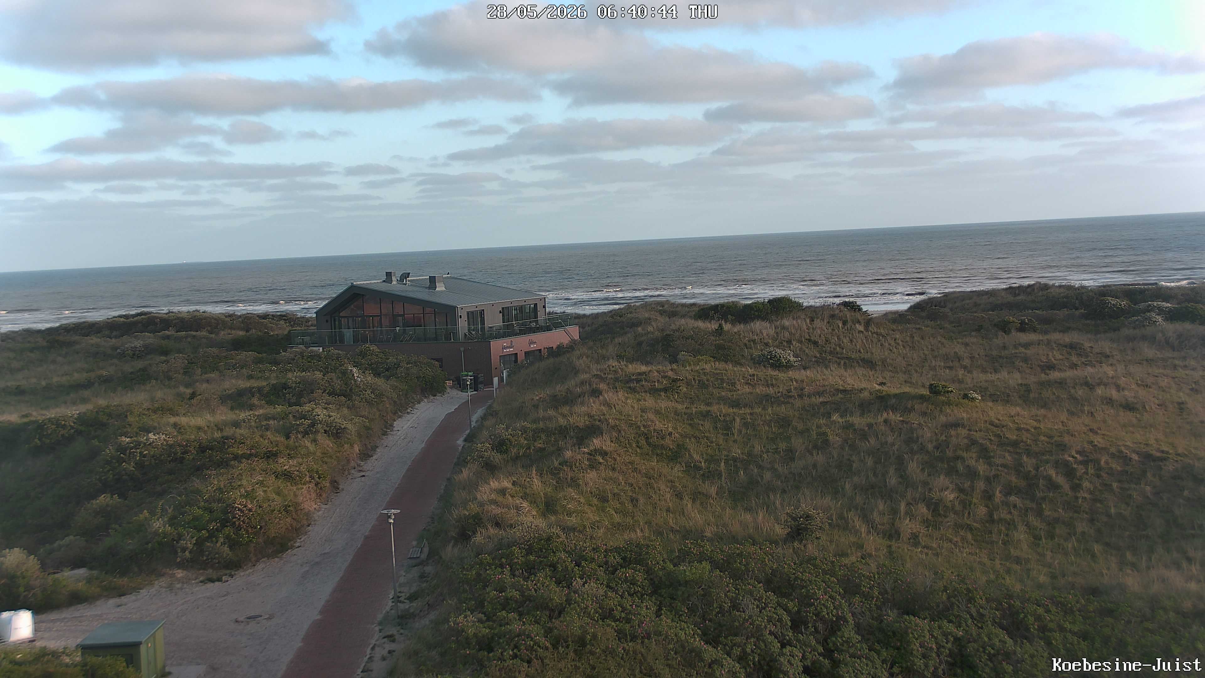 Archiv Foto Webcam Haus Köbesine auf Juist: Blick zum Strand