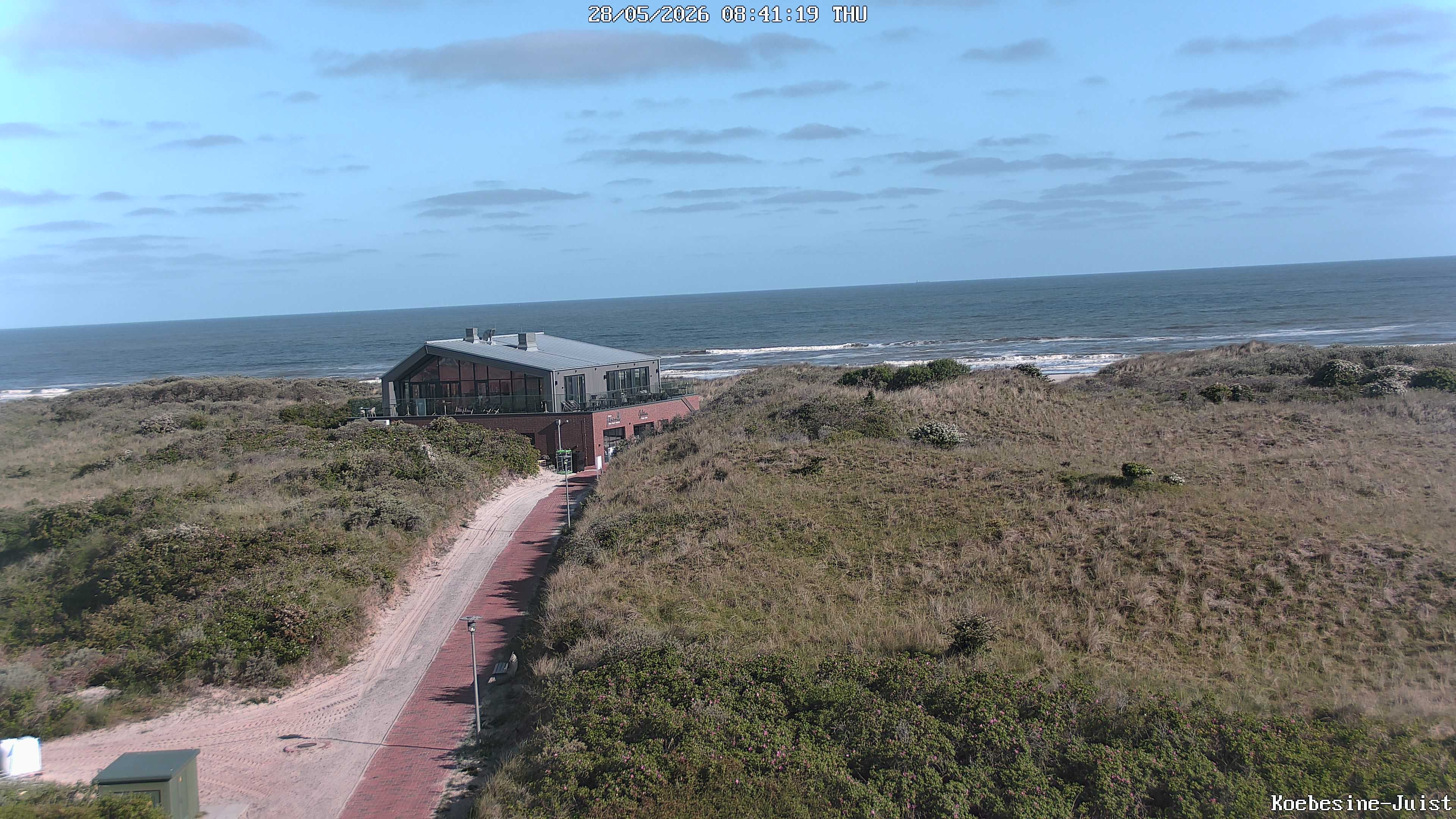 Archiv Foto Webcam Haus Köbesine auf Juist: Blick zum Strand