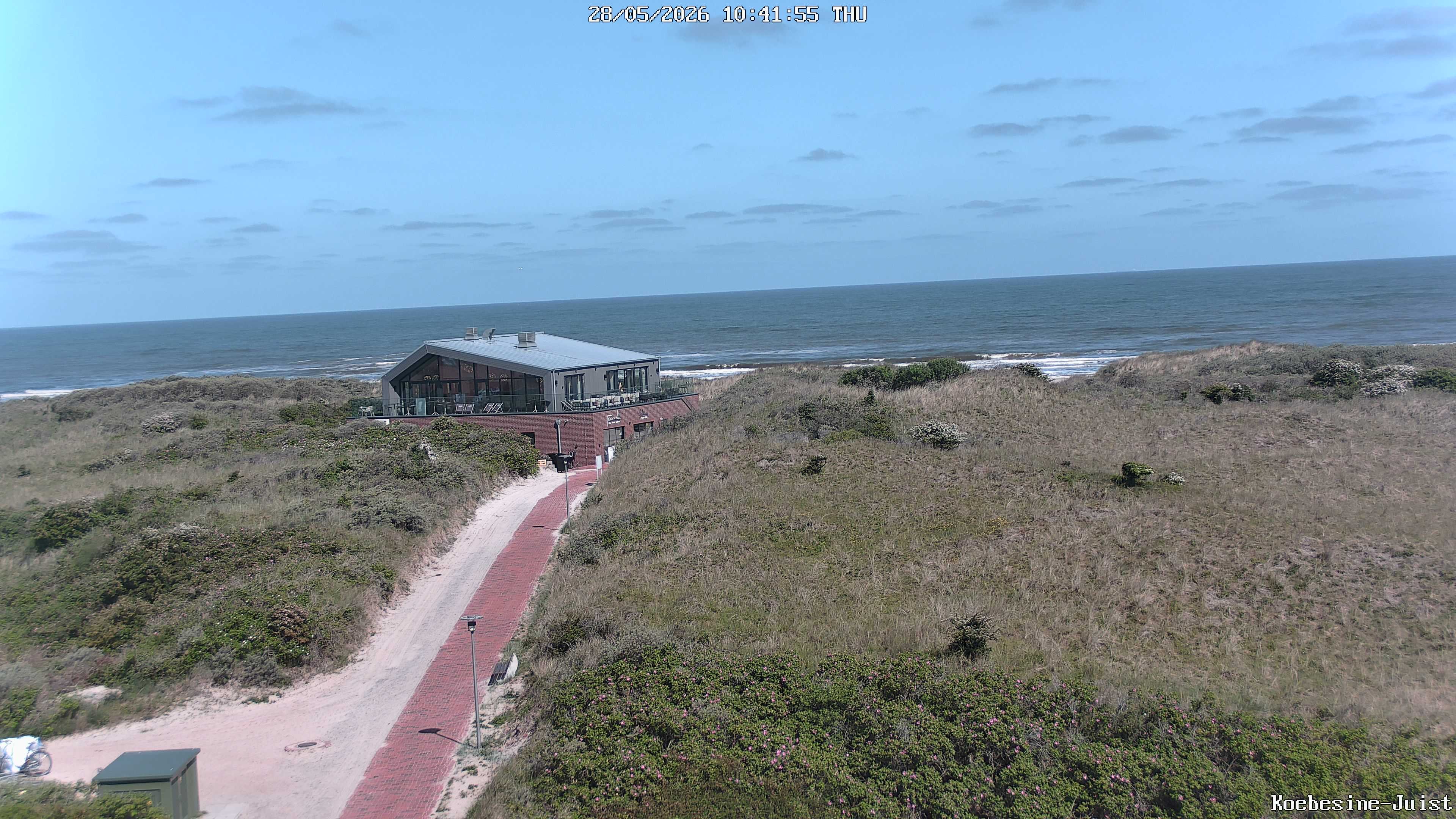 Archiv Foto Webcam Haus Köbesine auf Juist: Blick zum Strand