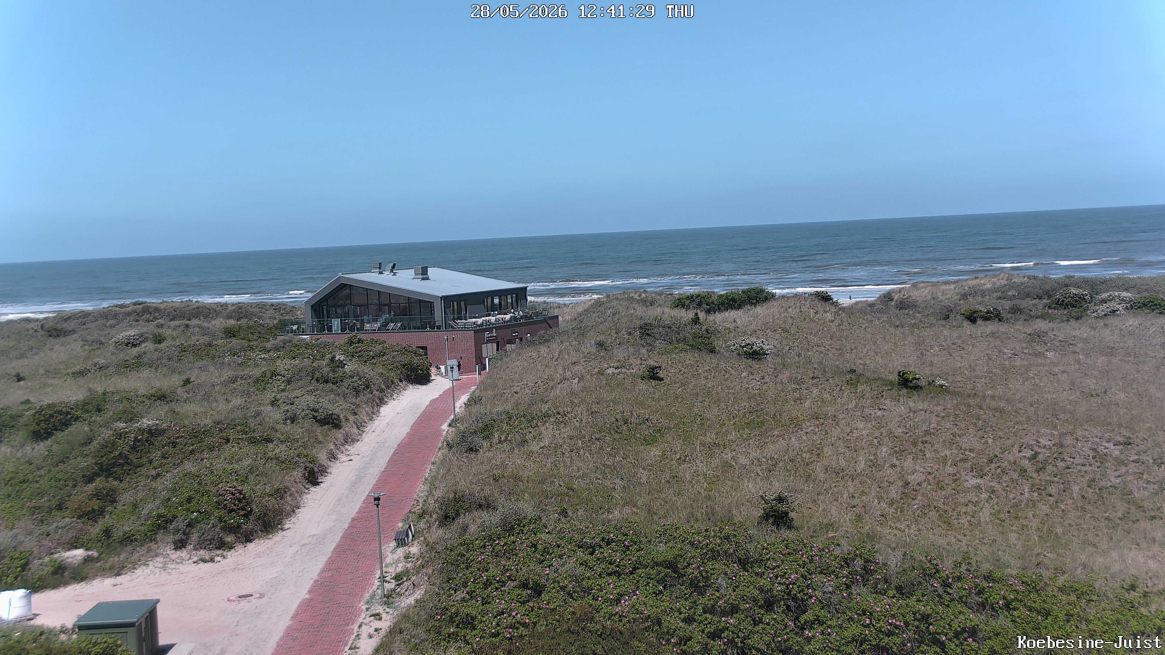 Archiv Foto Webcam Haus Köbesine auf Juist: Blick zum Strand