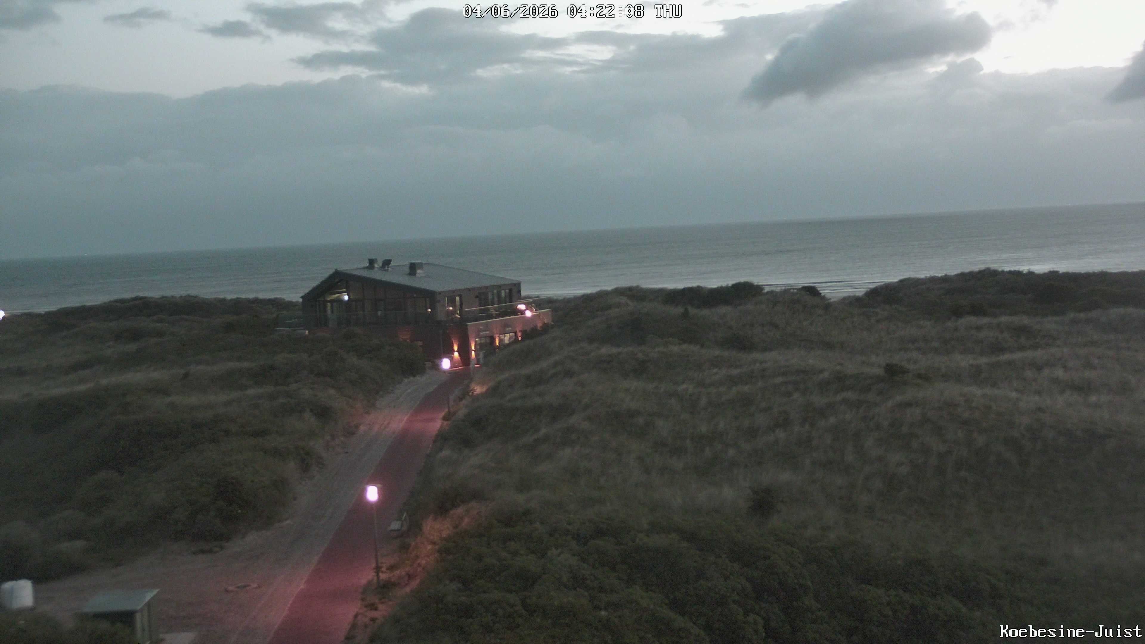 Archiv Foto Webcam Haus Köbesine auf Juist: Blick zum Strand